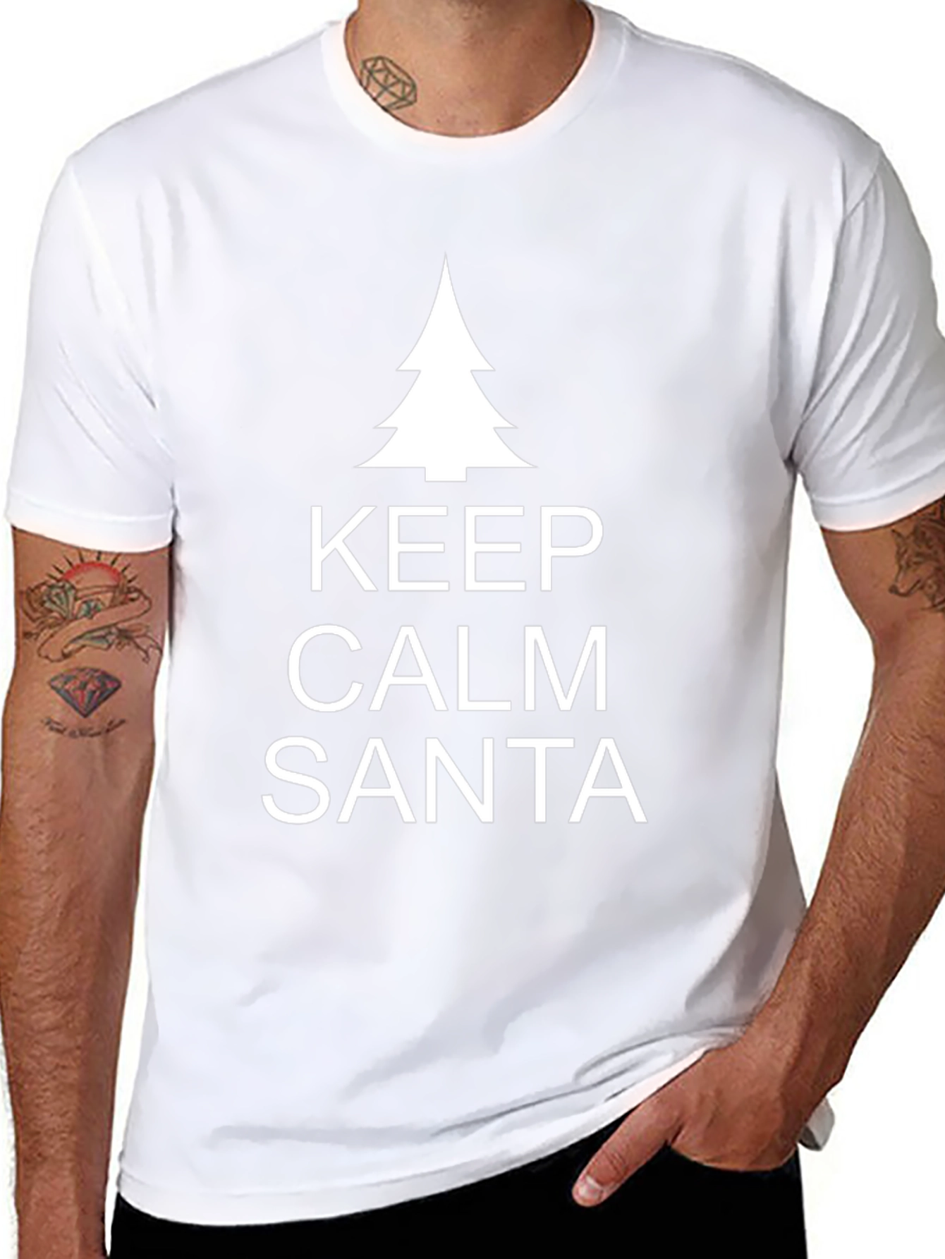 Keep Calm Santa Christmas T-Shirt