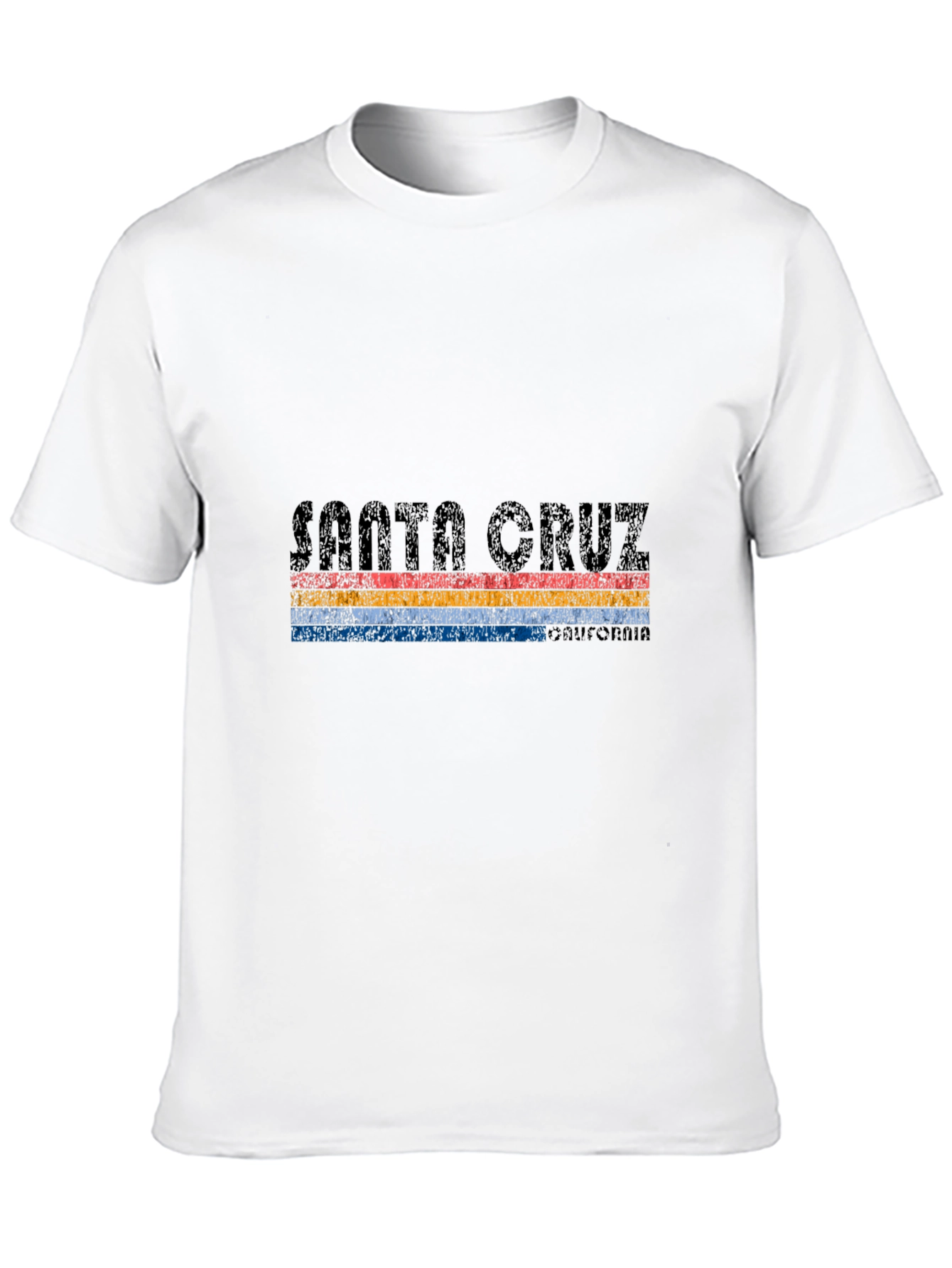 Santa Cruz Retro Striped Graphic Tee - Black