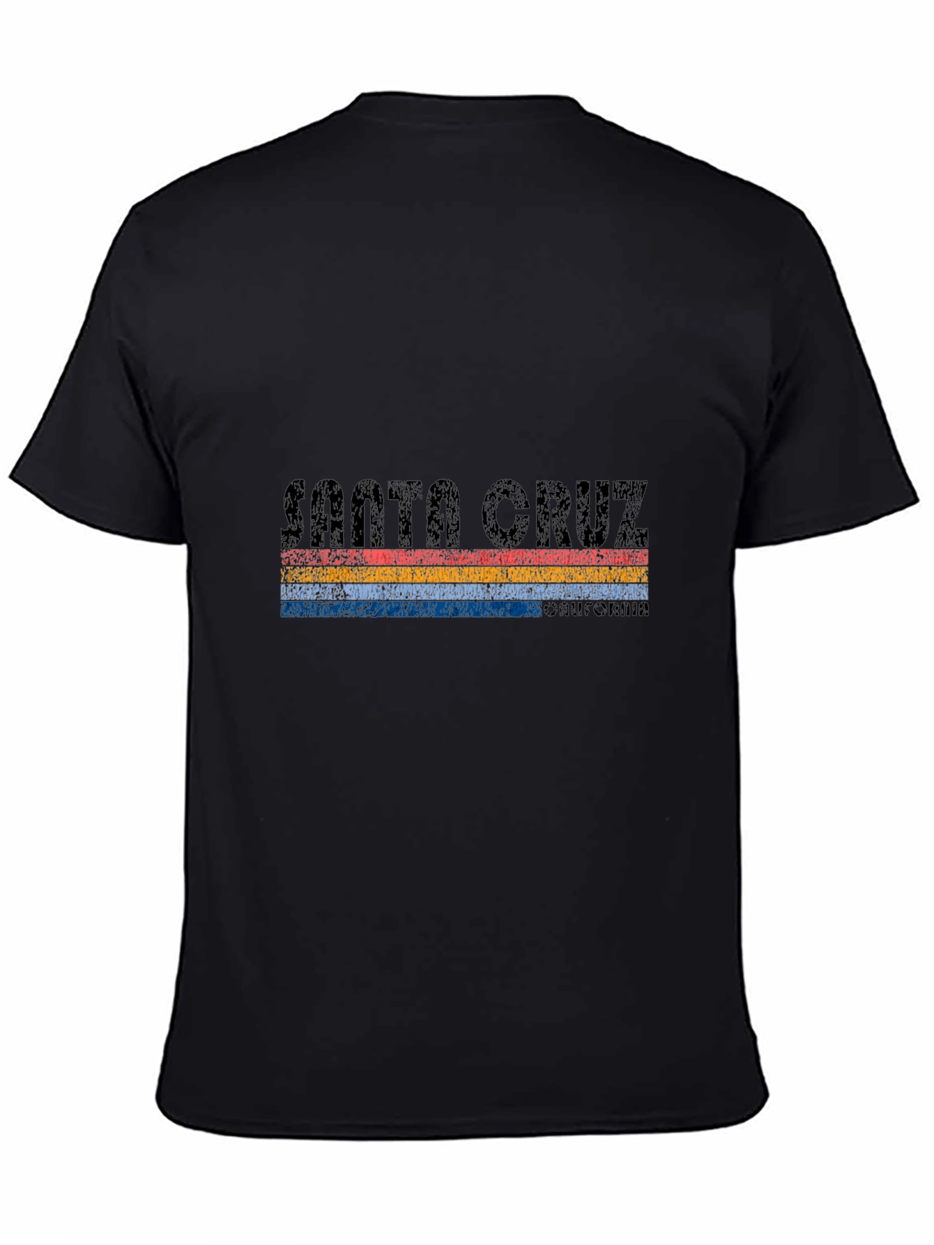 Santa Cruz Retro Striped Graphic Tee - Black