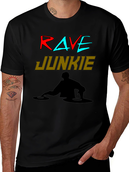 Rave Junkie DJ Graphic Tee