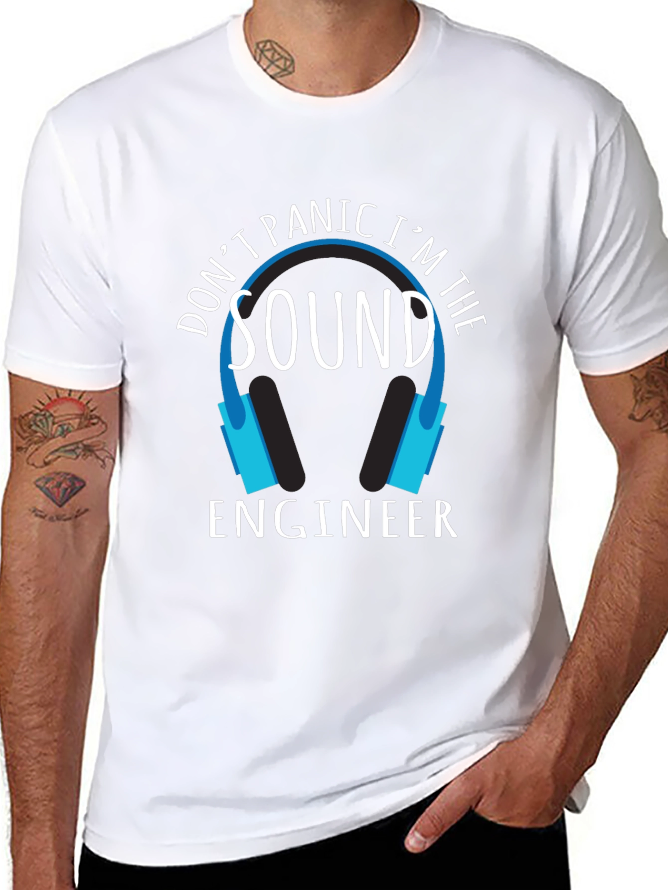 Sound Engineer T-Shirt - Dont Panic