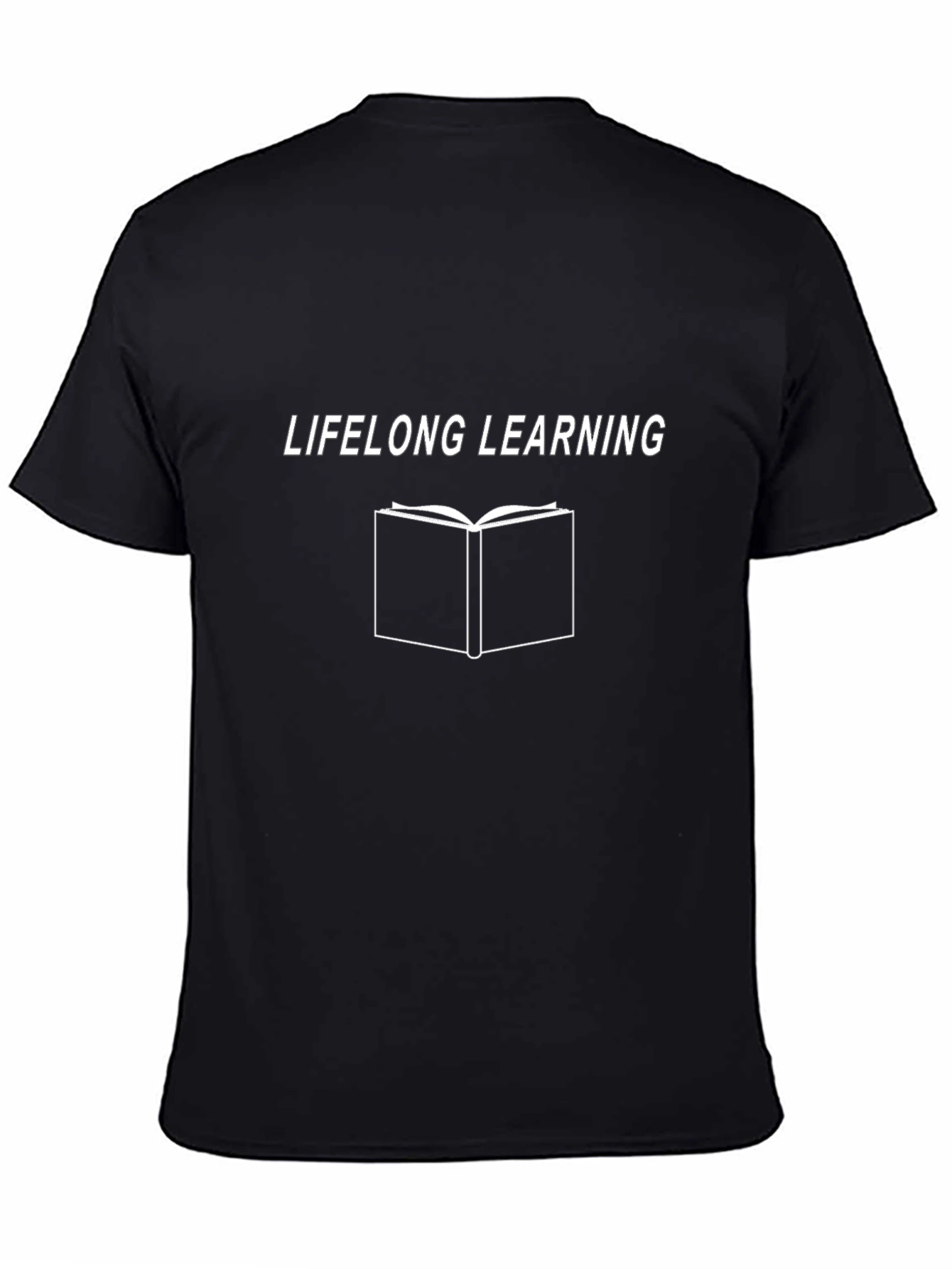 Lifelong Learning Black T-Shirt - Education Apparel