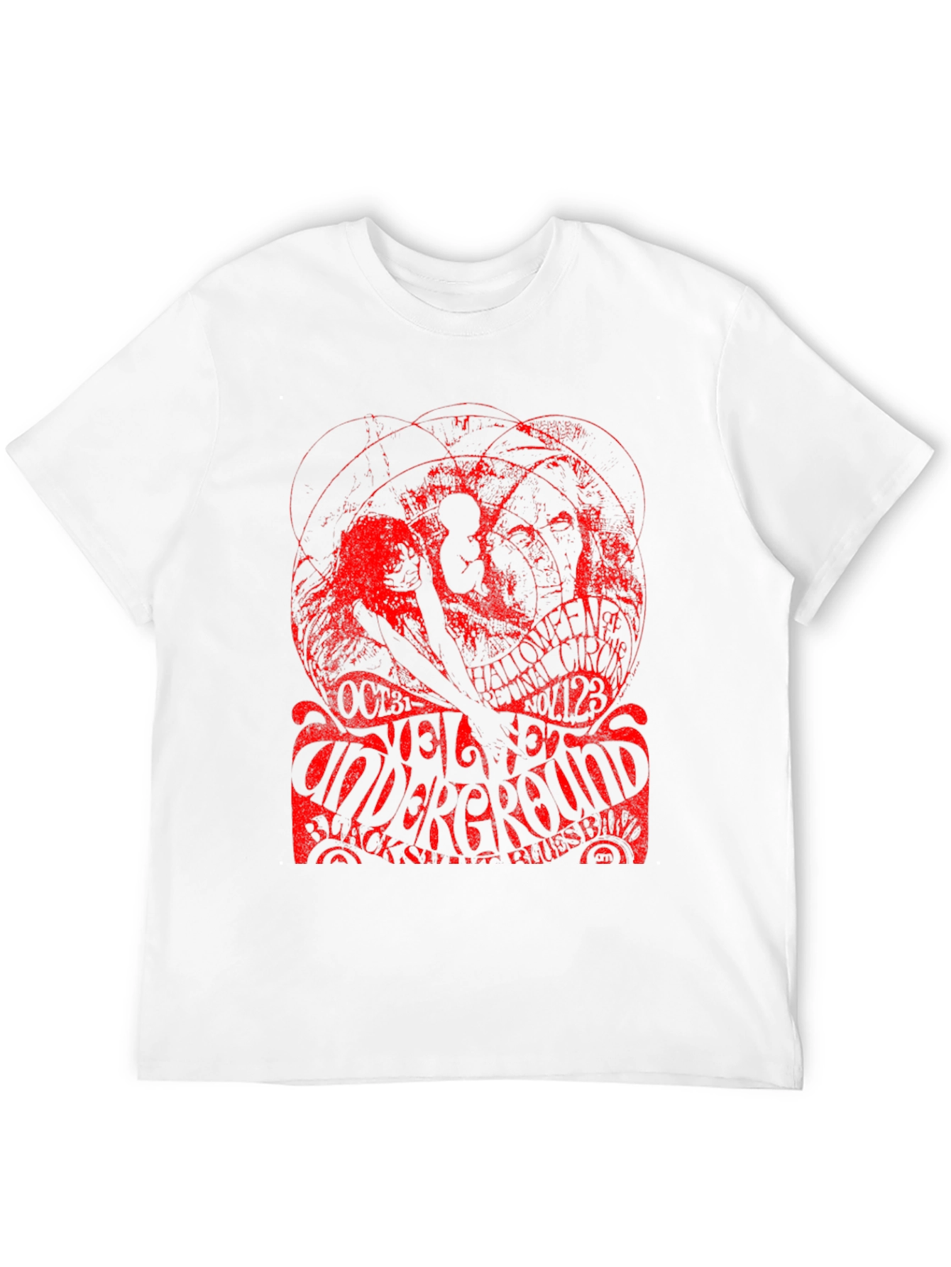 Retro Halloween Velvet Underground Band T-Shirt