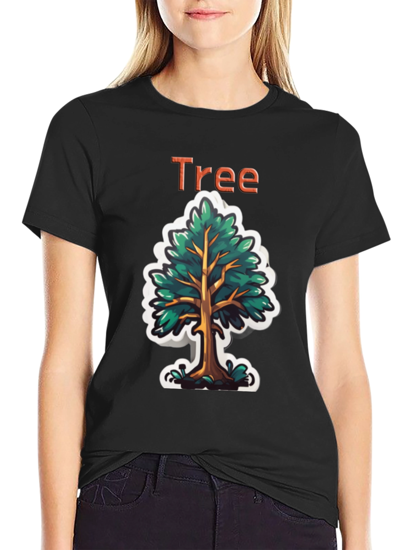 Stylish Tree Graphic Tee - Nature Inspired