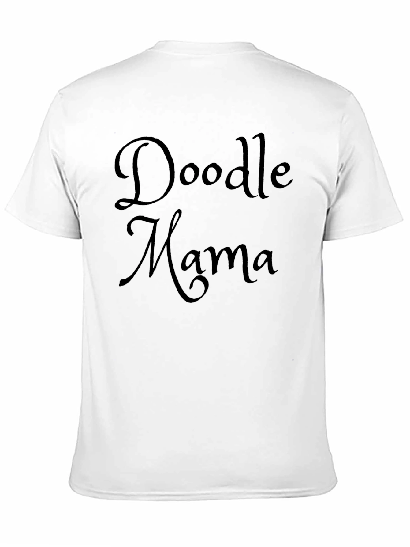Doodle Mama Black Graphic T-Shirt