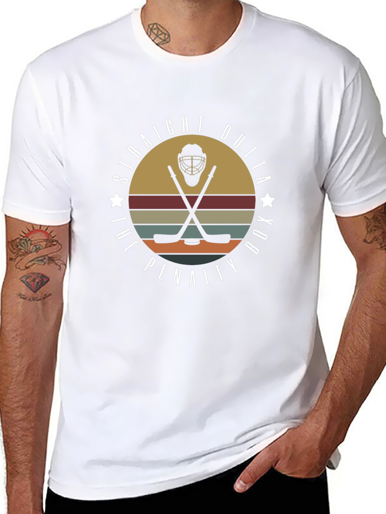 Straight Outta The Penalty Box Hockey T-Shirt