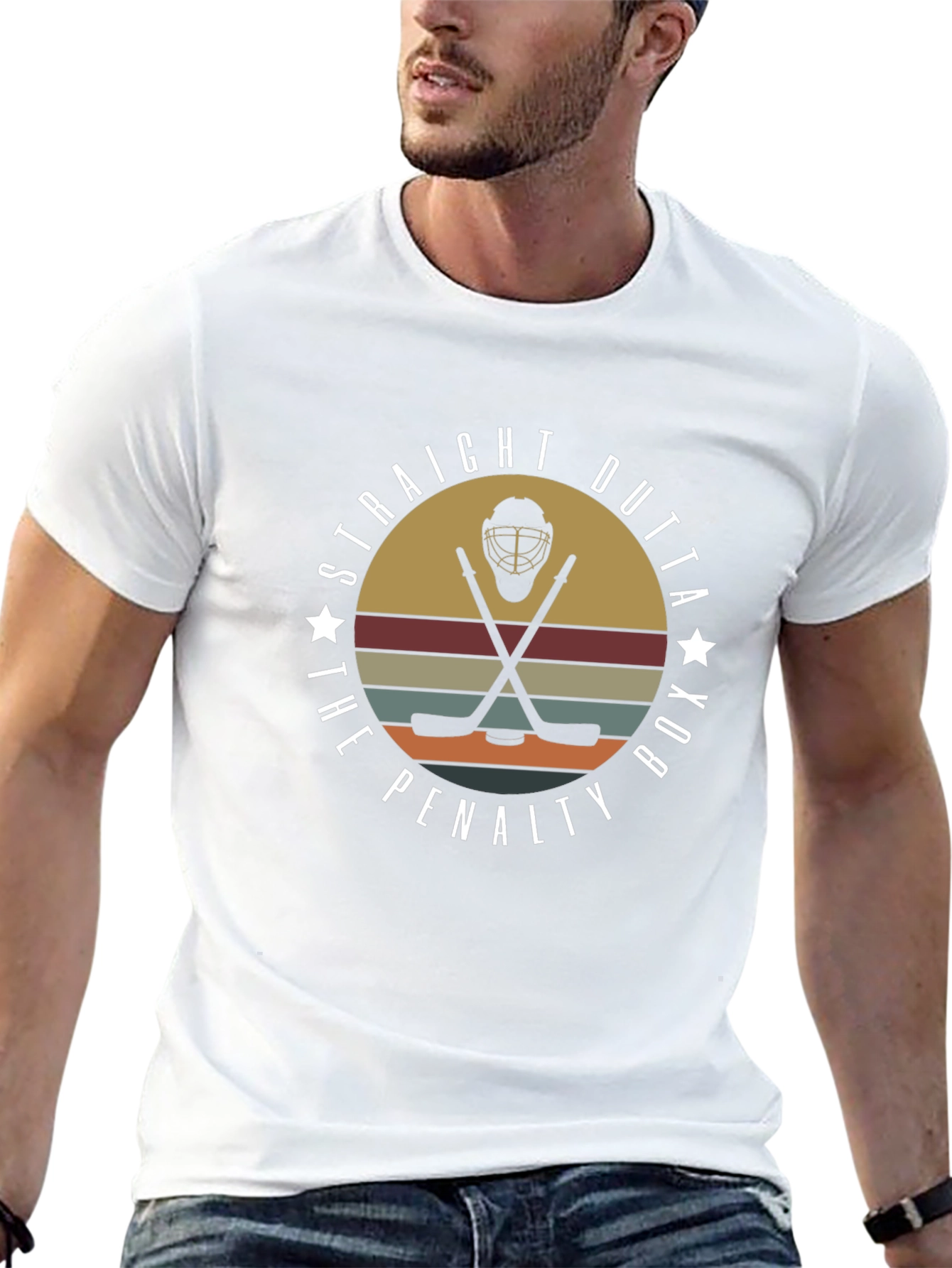 Straight Outta The Penalty Box Hockey T-Shirt