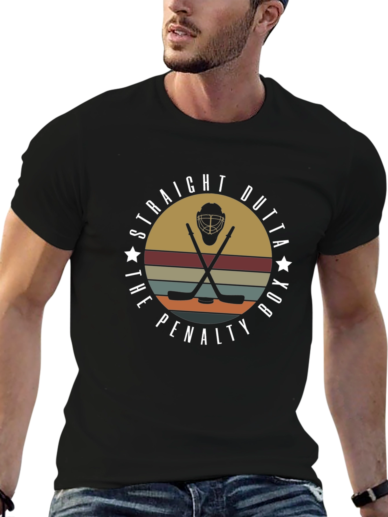 Straight Outta The Penalty Box Hockey T-Shirt