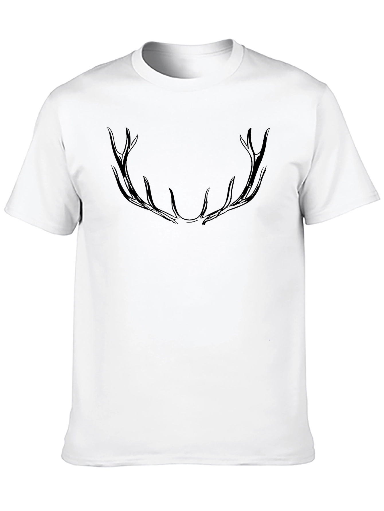 Antler Graphic Black T-Shirt