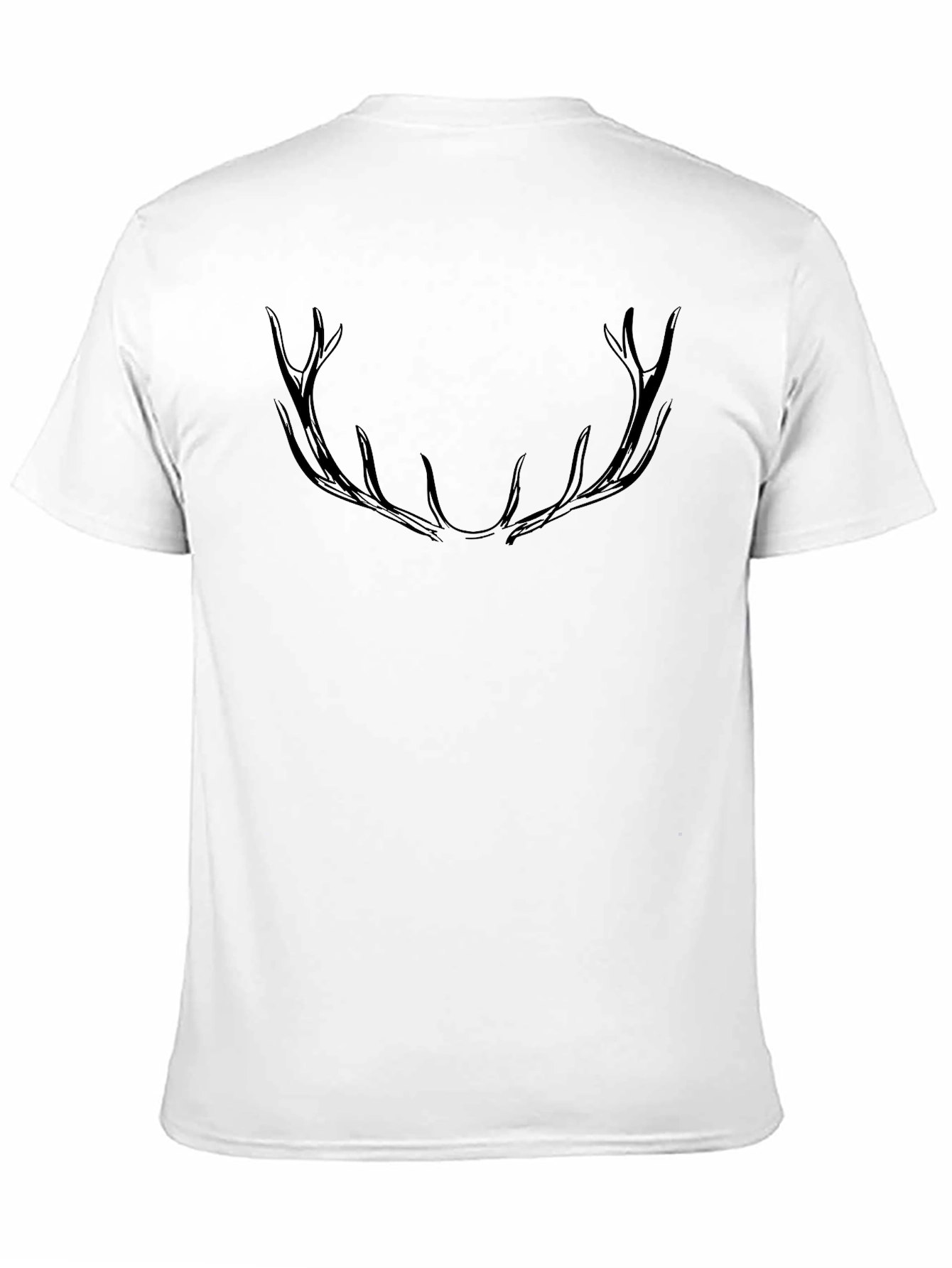 Antler Graphic Black T-Shirt