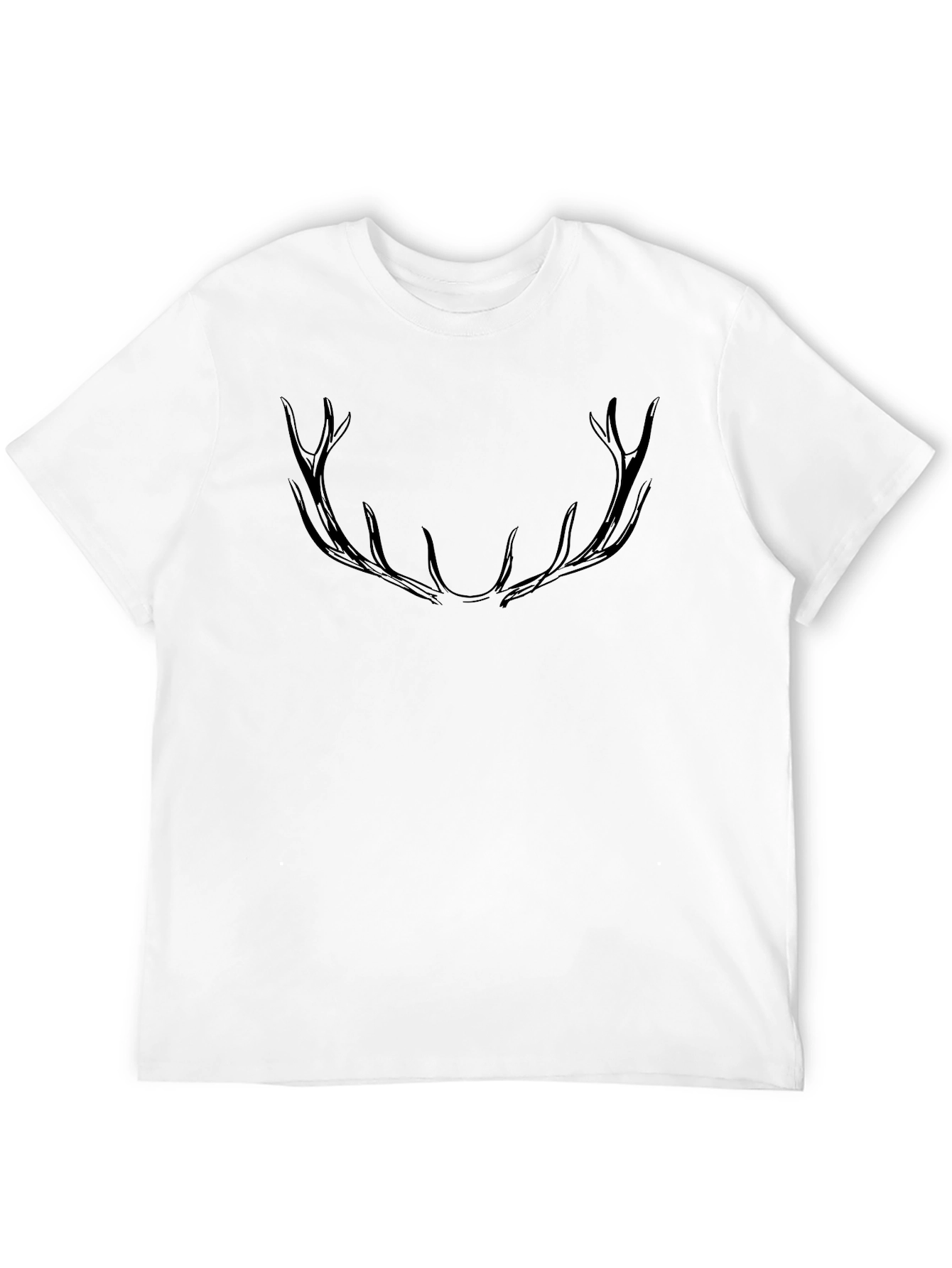 Antler Graphic Black T-Shirt
