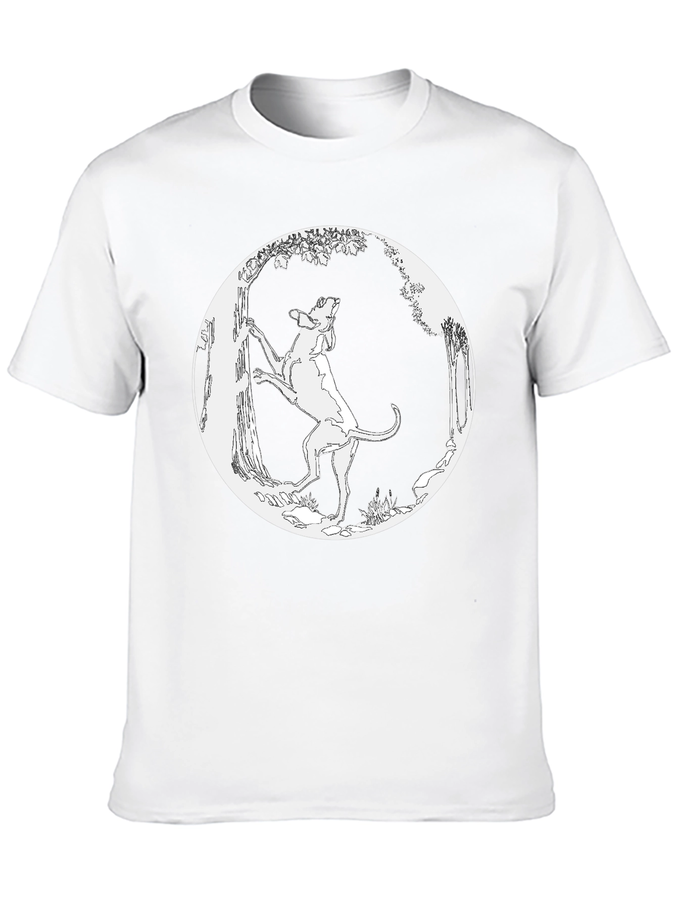 Hound Dog T-Shirt - Black Graphic Tee