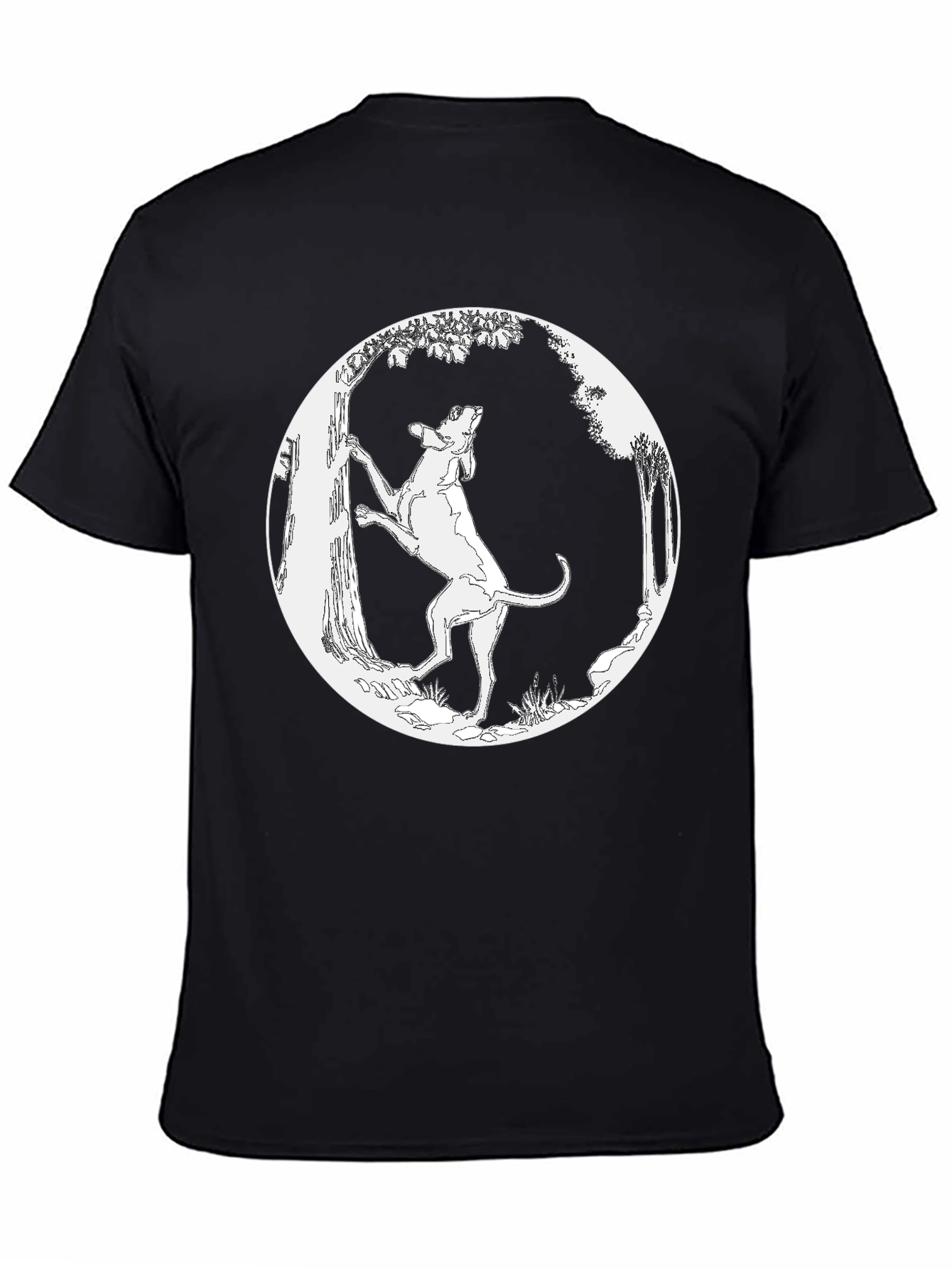 Hound Dog T-Shirt - Black Graphic Tee