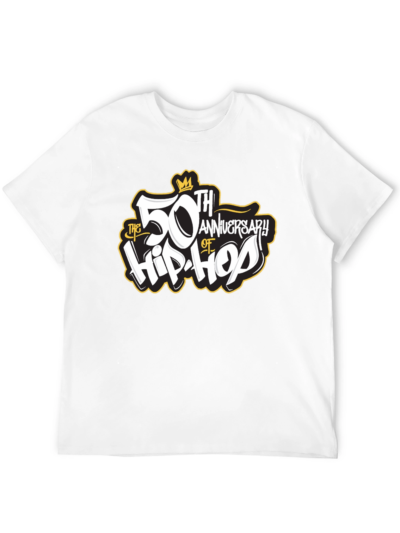 50th Anniversary of Hip-Hop Black T-Shirt