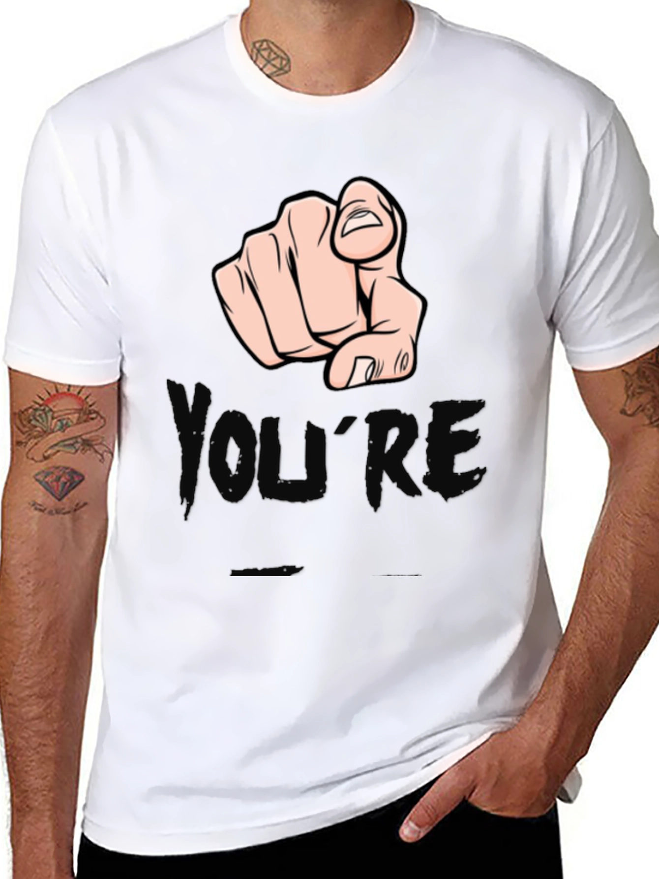 Youre Next T-Shirt - Pointing Finger Graphic Tee