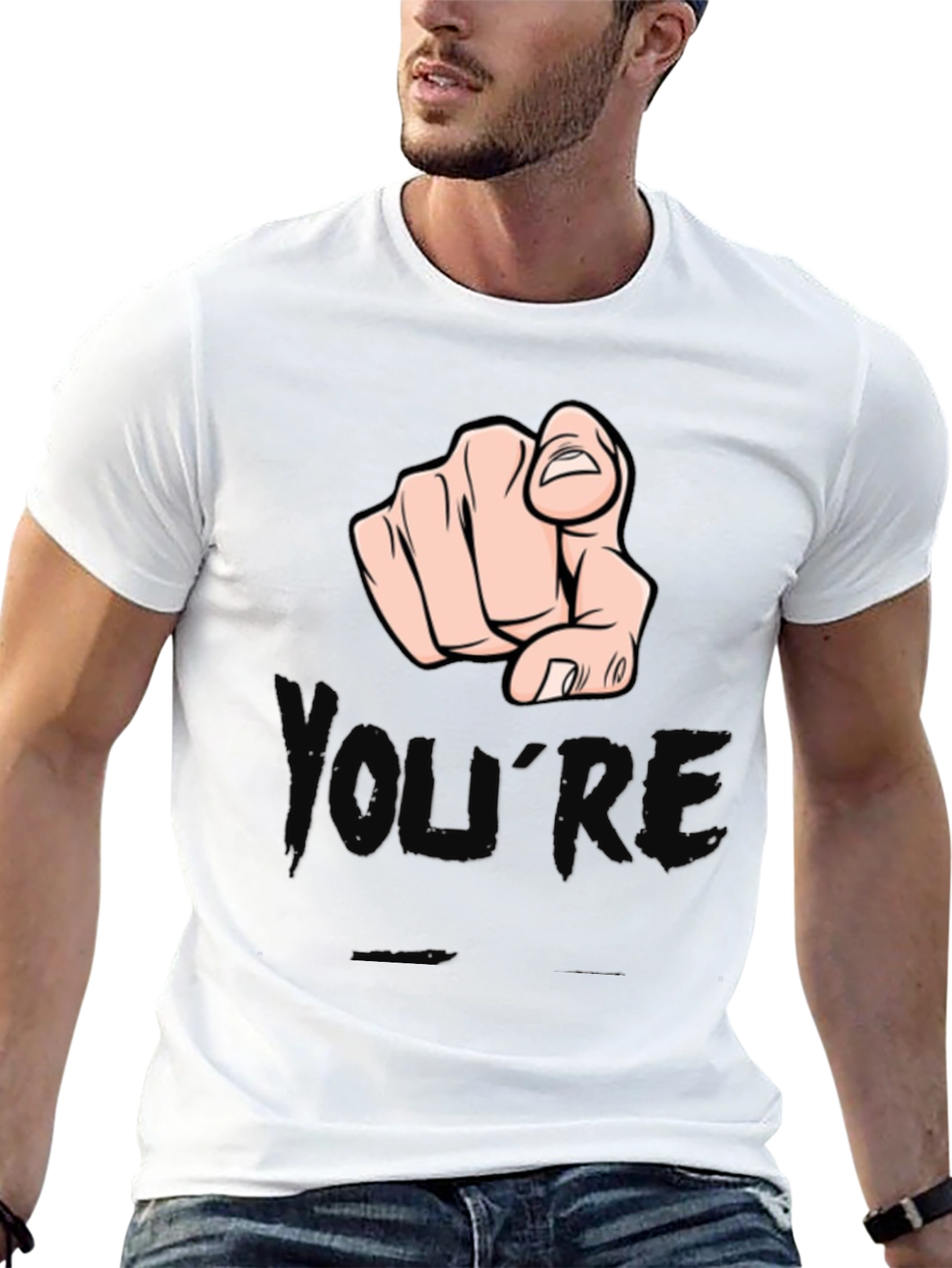 Youre Next T-Shirt - Pointing Finger Graphic Tee