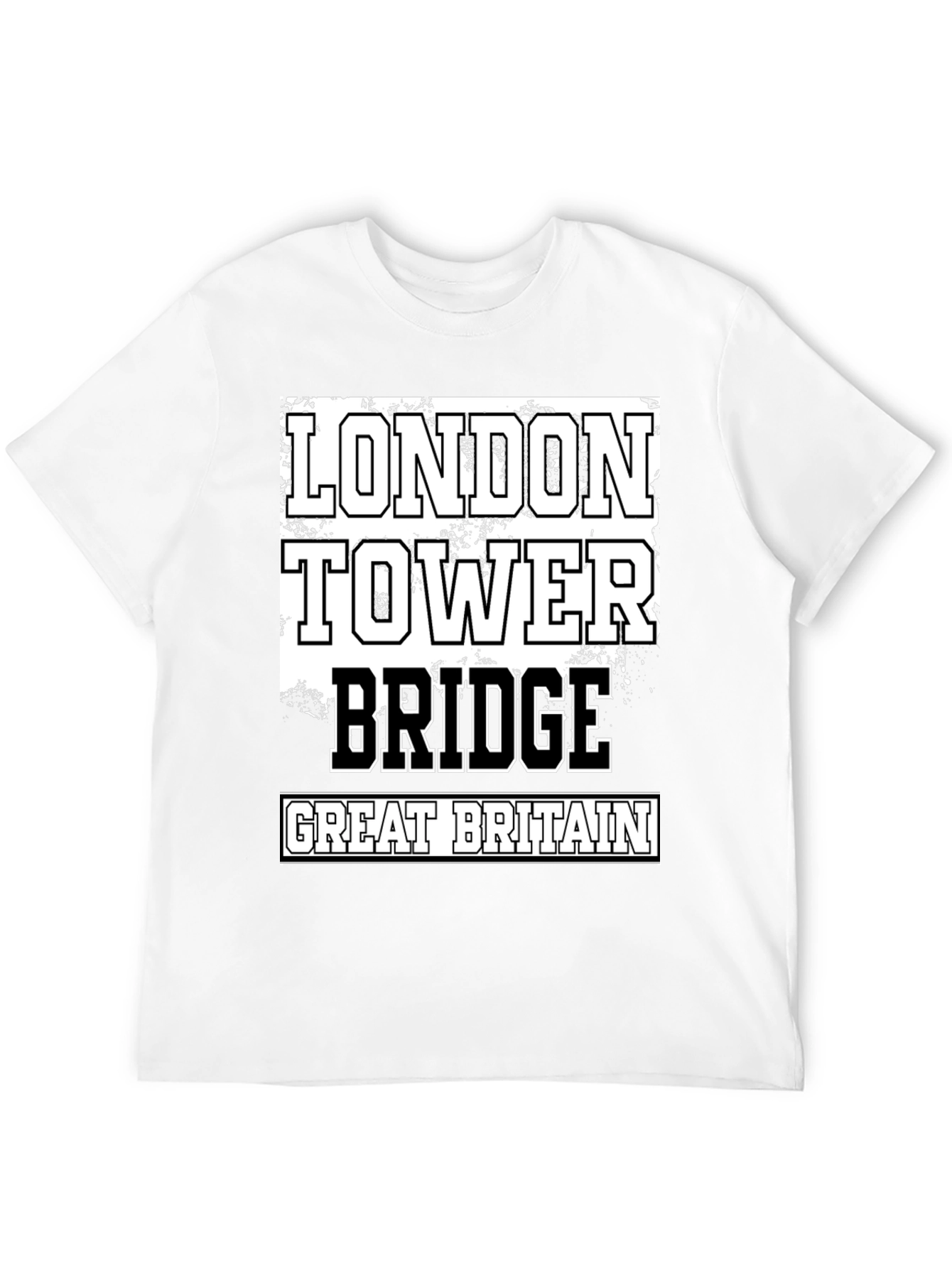 London Tower Bridge Graphic Tee - Great Britain Souvenir