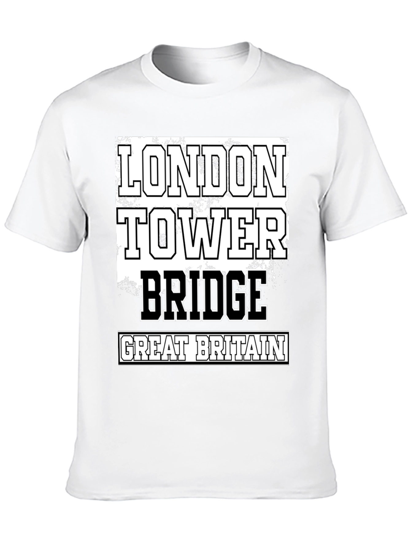 London Tower Bridge Graphic Tee - Great Britain Souvenir