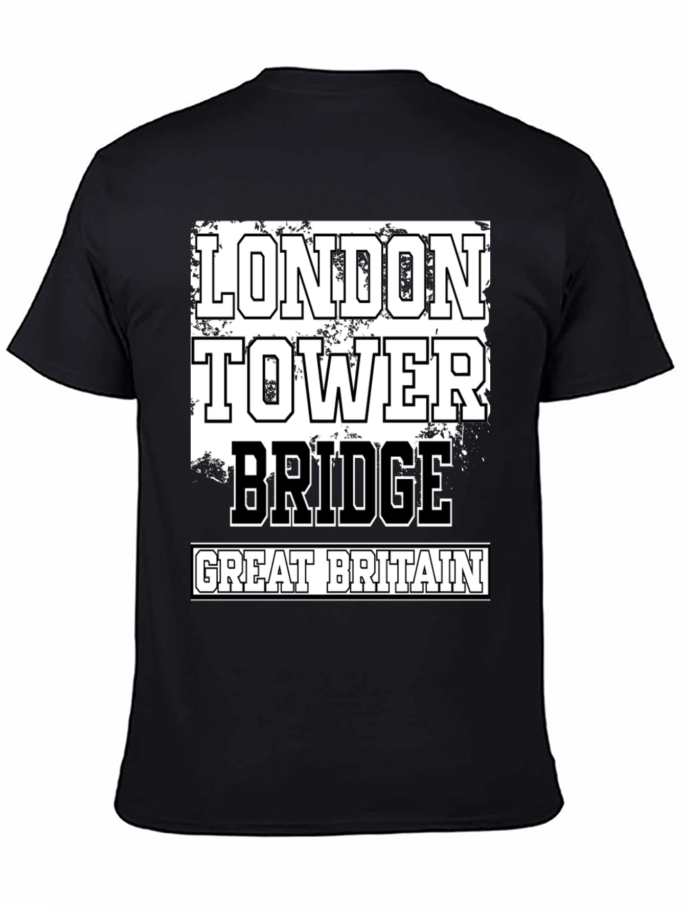 London Tower Bridge Graphic Tee - Great Britain Souvenir