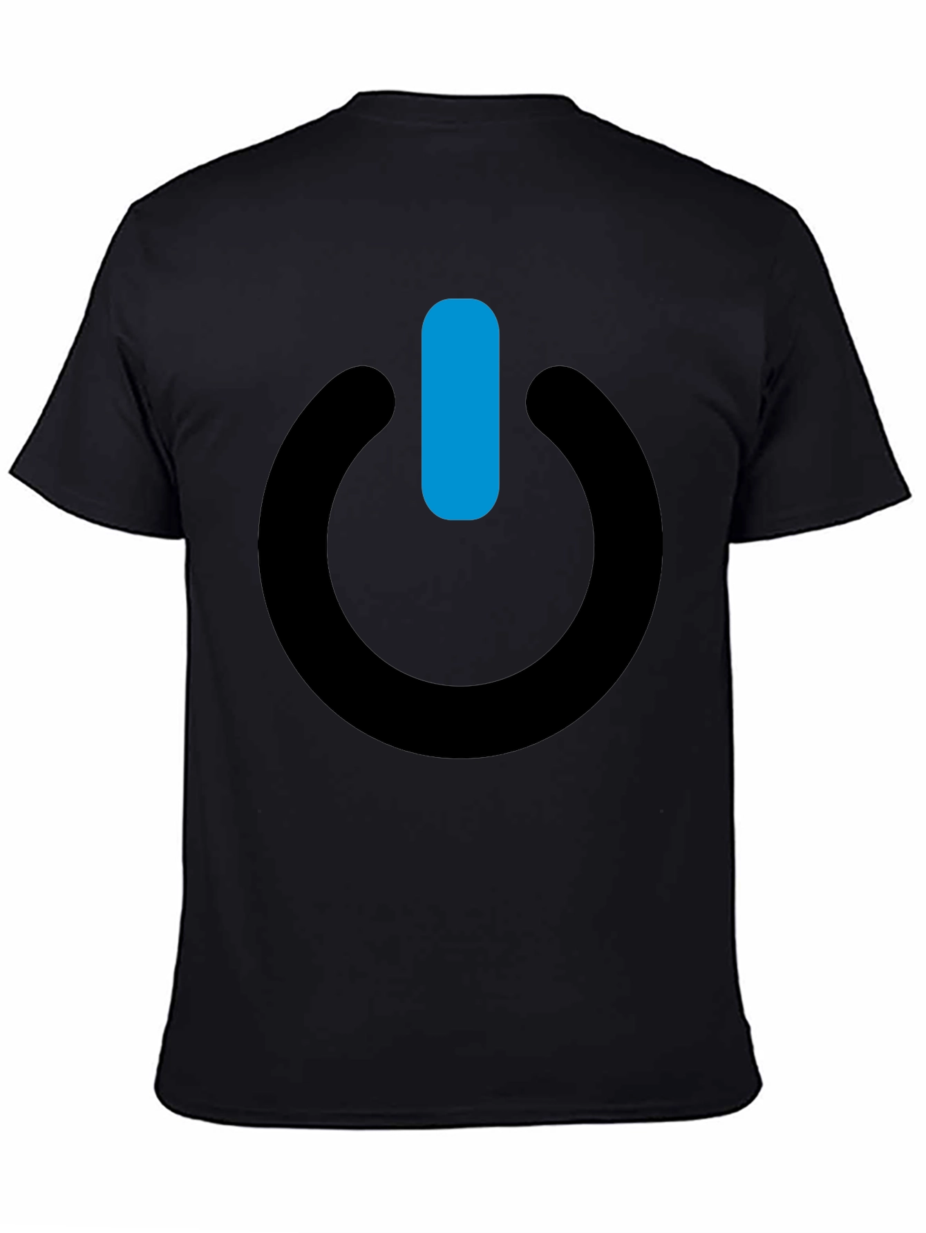 Power On Black T-Shirt - Stylish & Comfortable