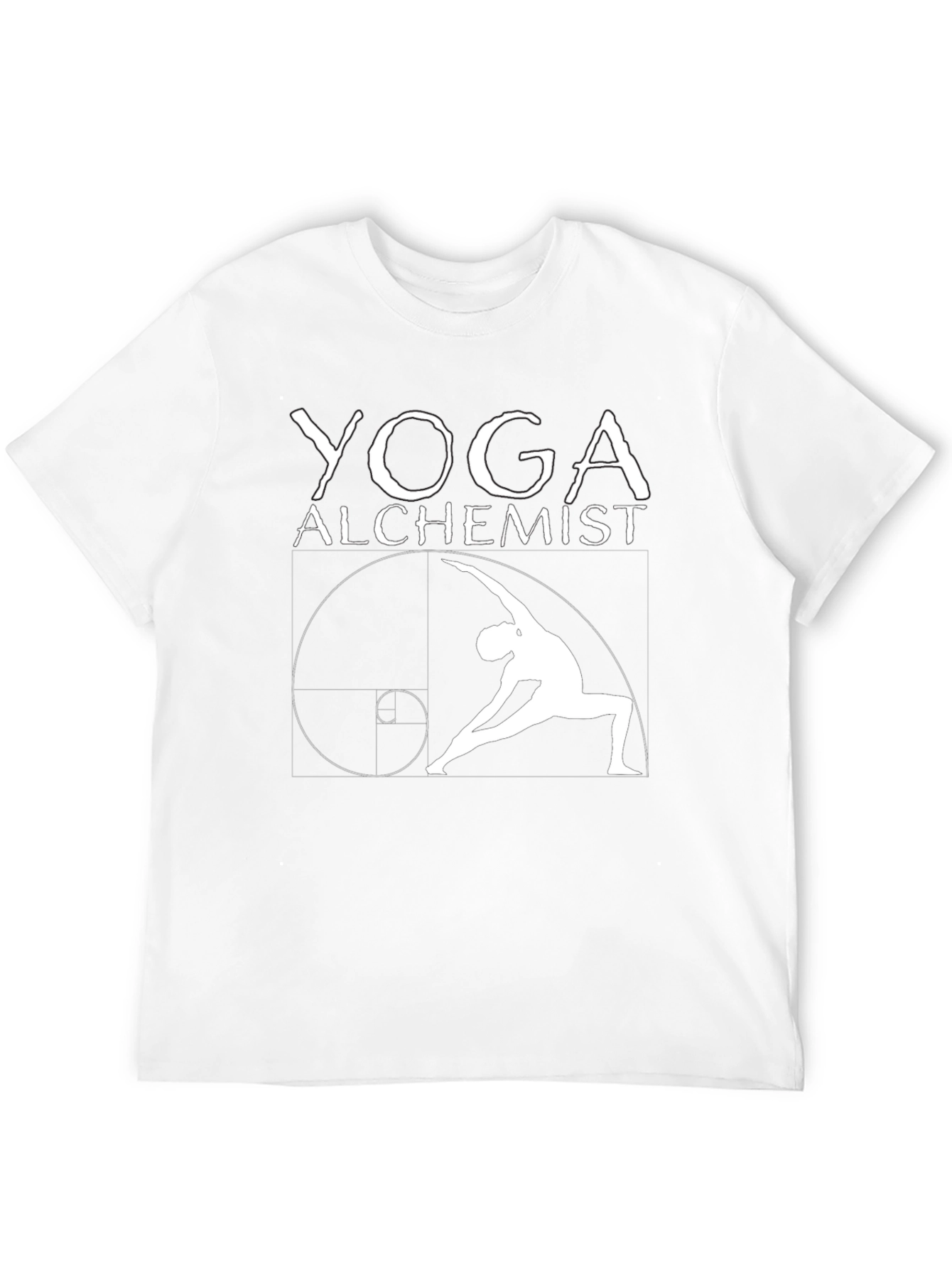 Yoga Alchemist Black T-Shirt - Spiritual Design