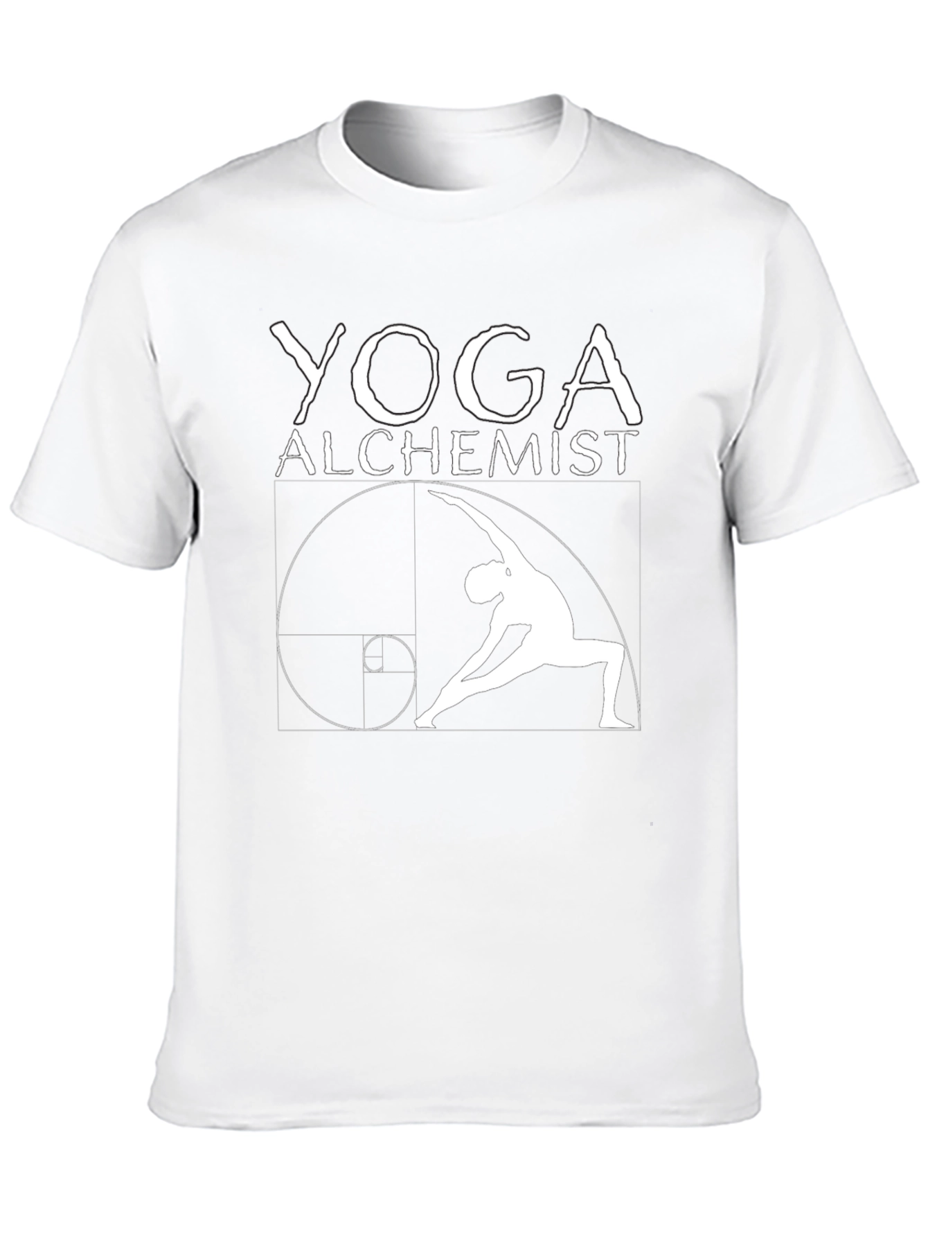 Yoga Alchemist Black T-Shirt - Spiritual Design