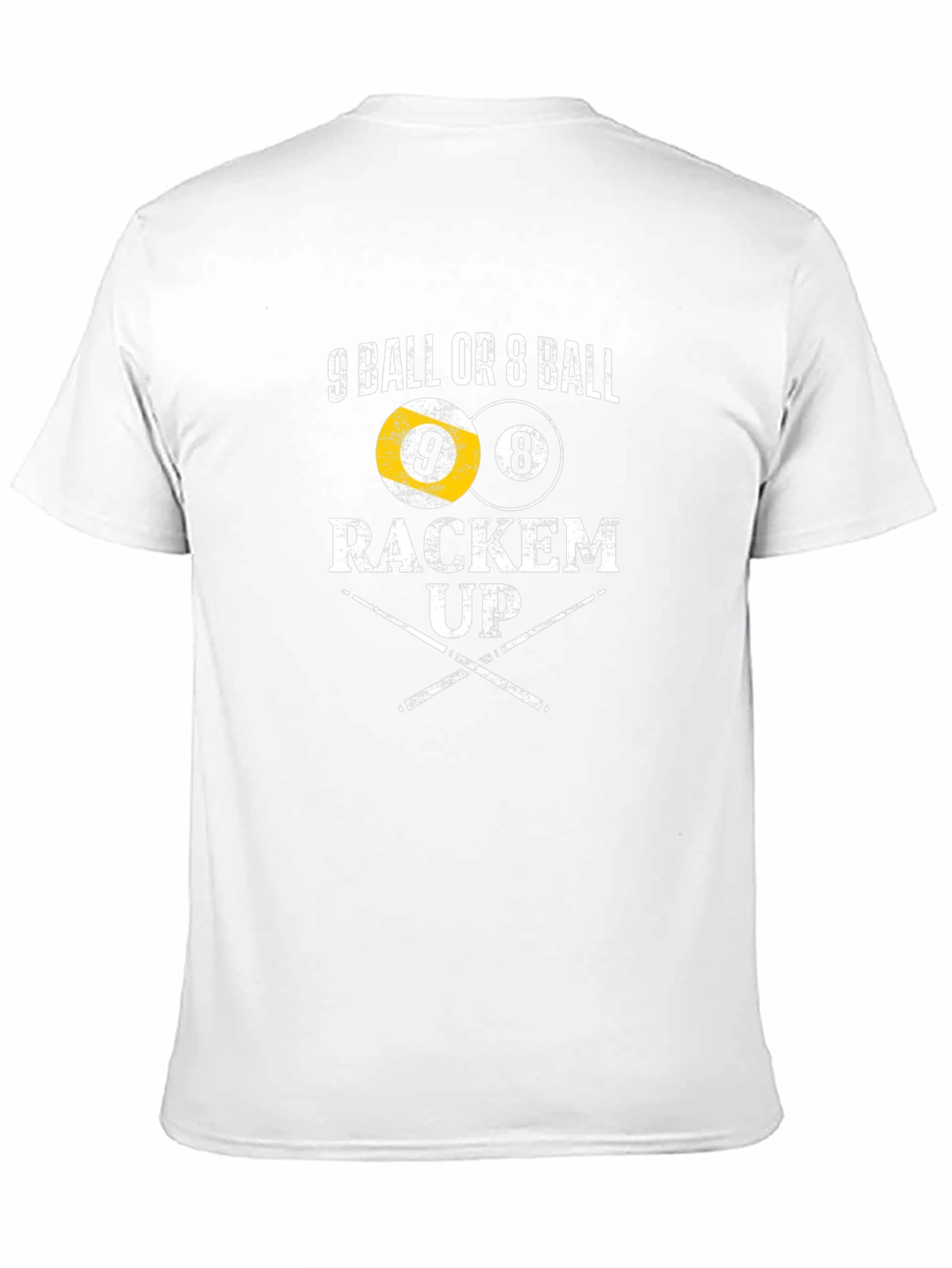 9 Ball or 8 Ball Rackem Up T-Shirt
