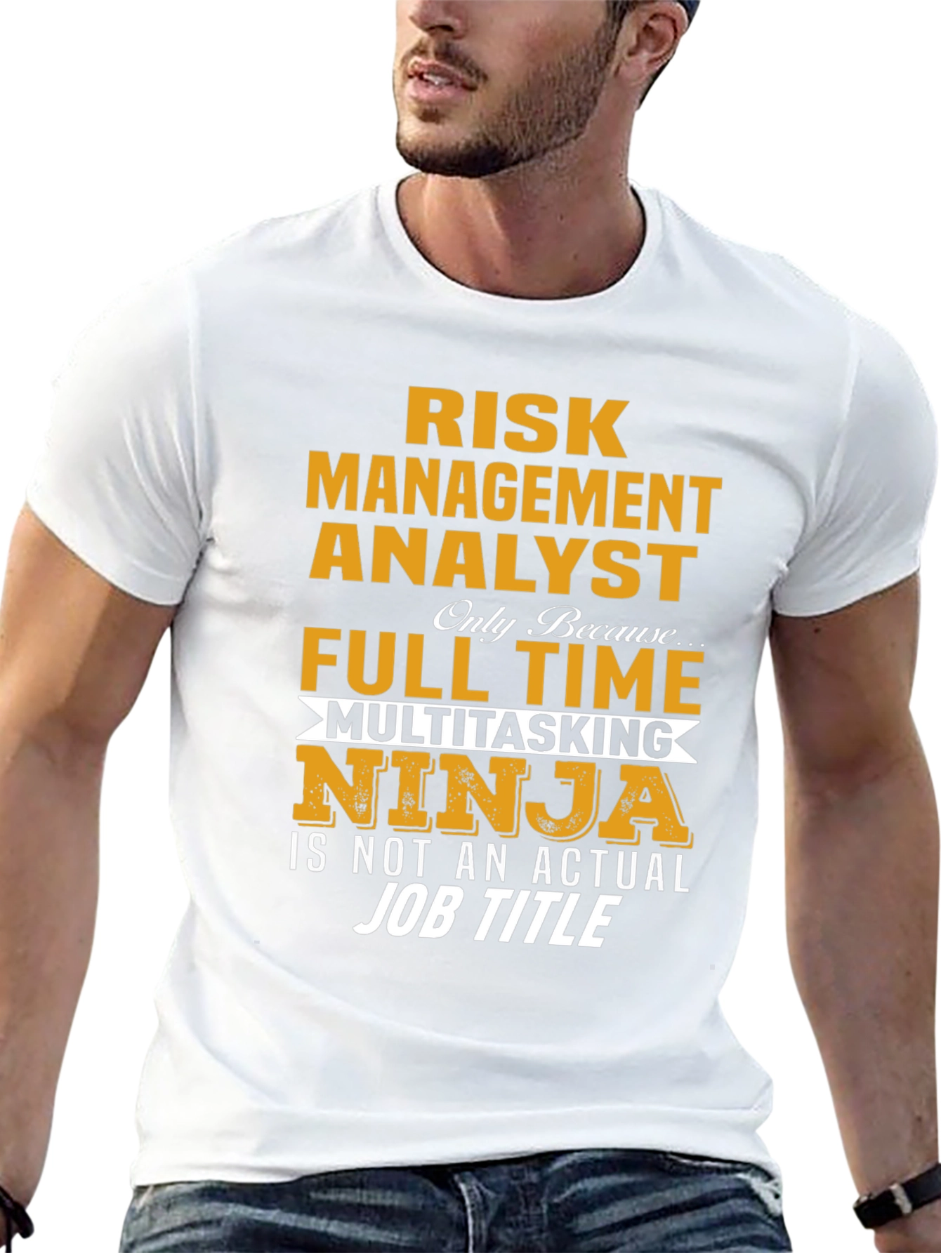 Risk Management Analyst T-Shirt - Multitasking Ninja