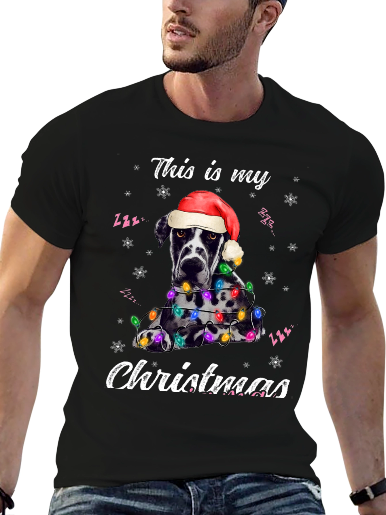 Dog Christmas T-Shirt - Holiday Apparel