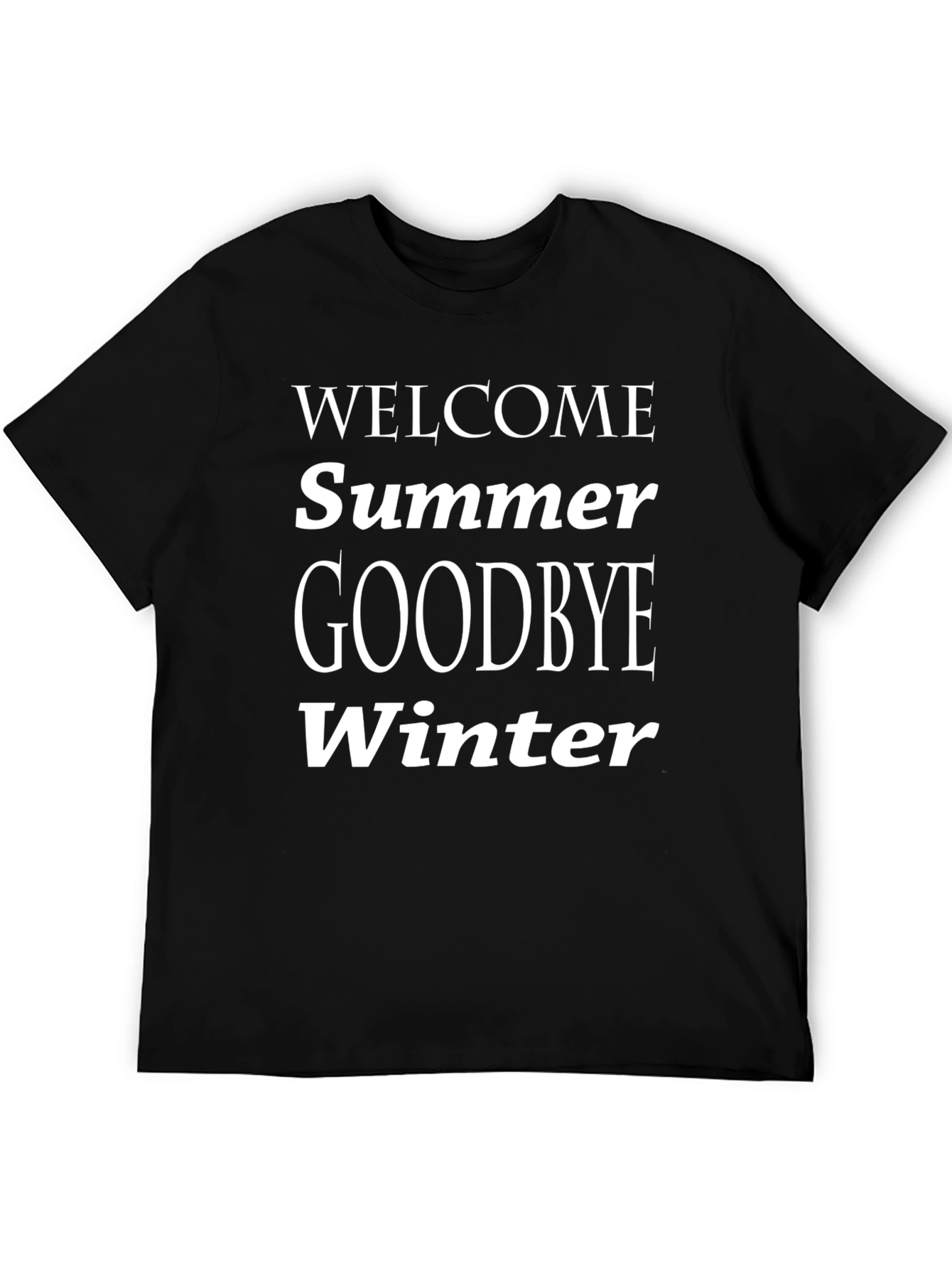 Welcome Summer Goodbye Winter Graphic Tee