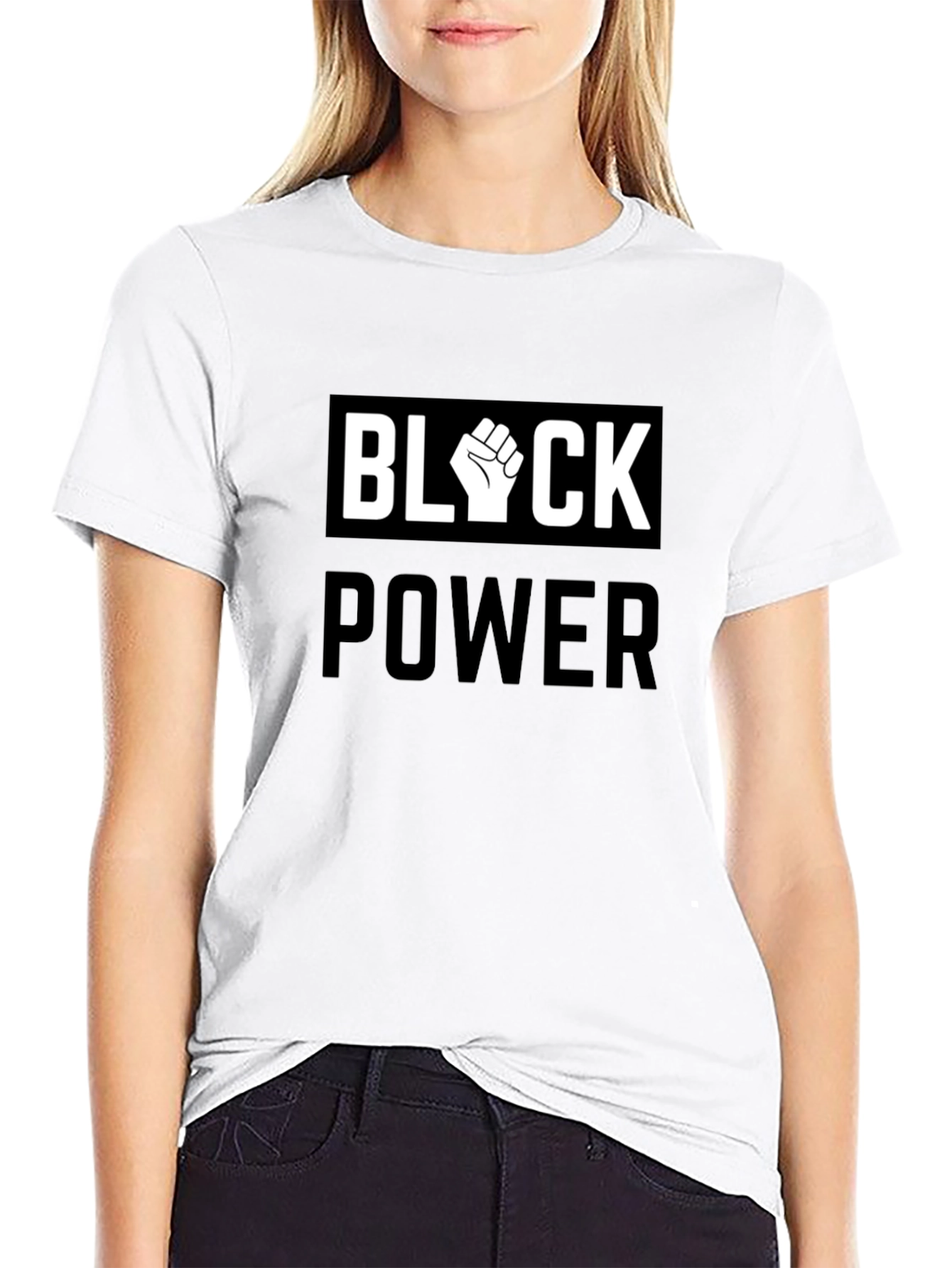 Black Power Fist Graphic T-Shirt