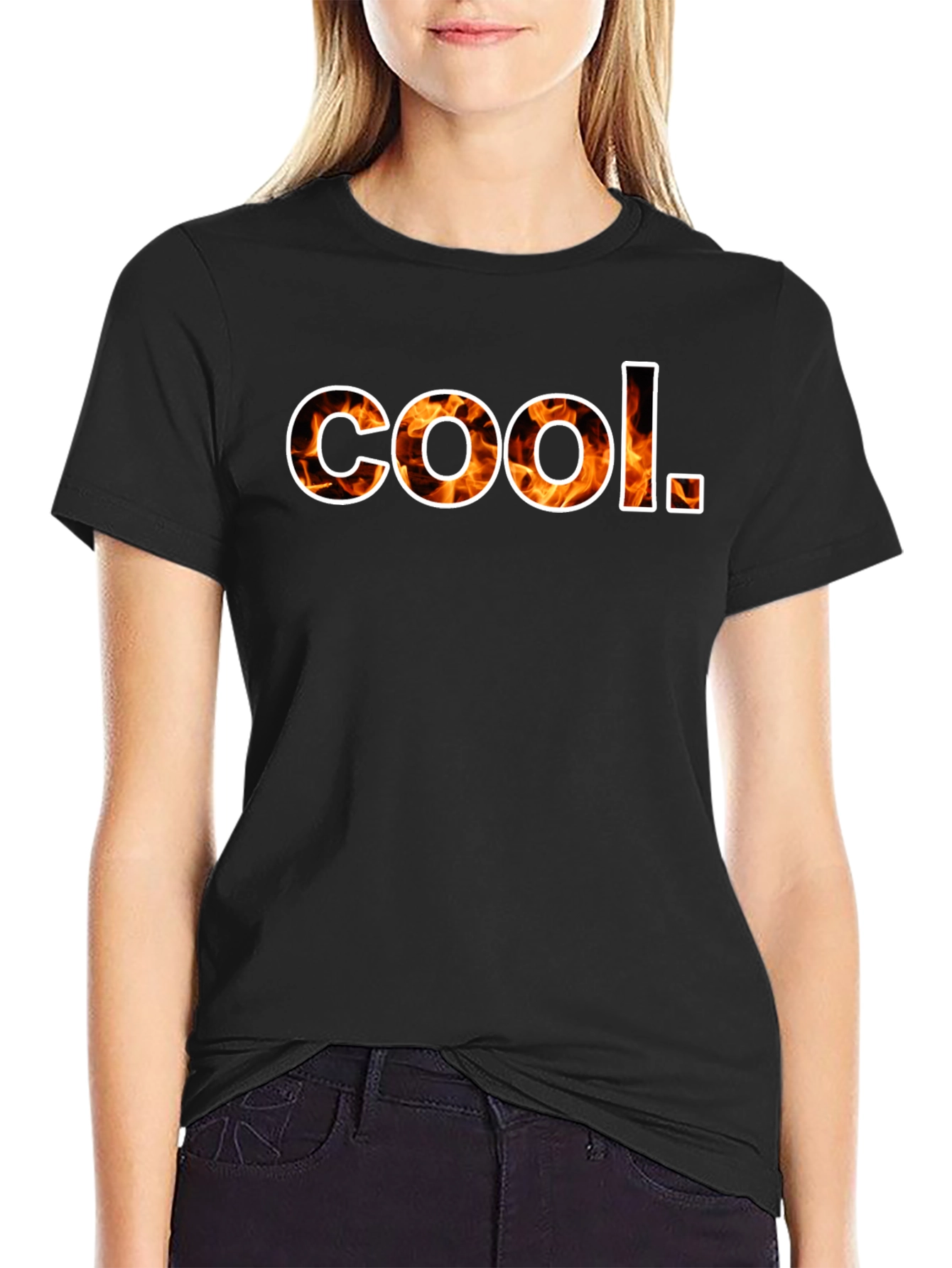 Cool Flame Graphic Mens T-Shirt