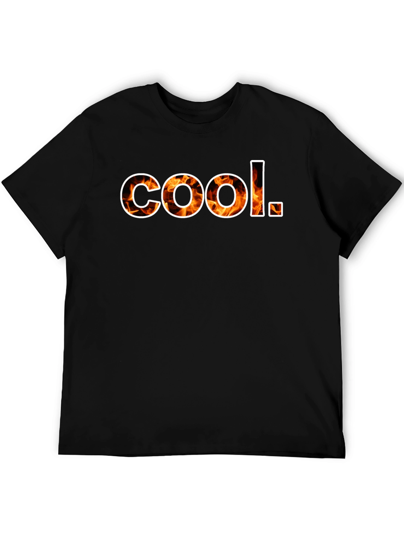 Cool Flame Graphic Mens T-Shirt