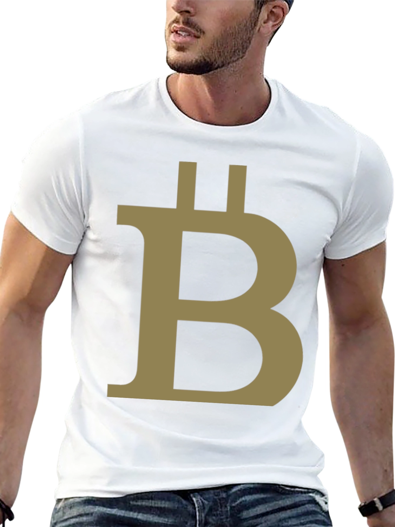 Bitcoin Logo Graphic Tee - Crypto Currency Fan Shirt