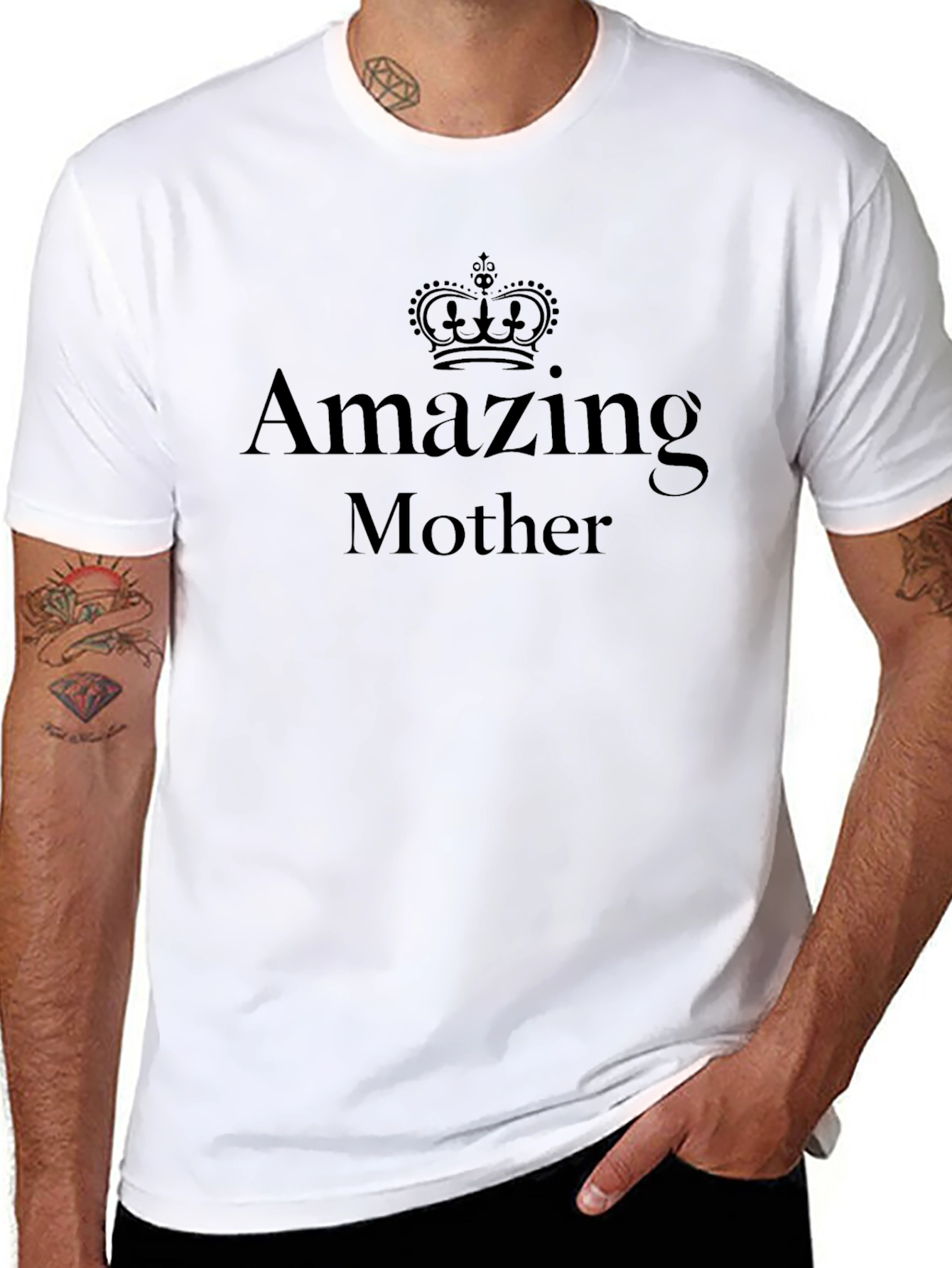Amazing Mother T-Shirt - Black