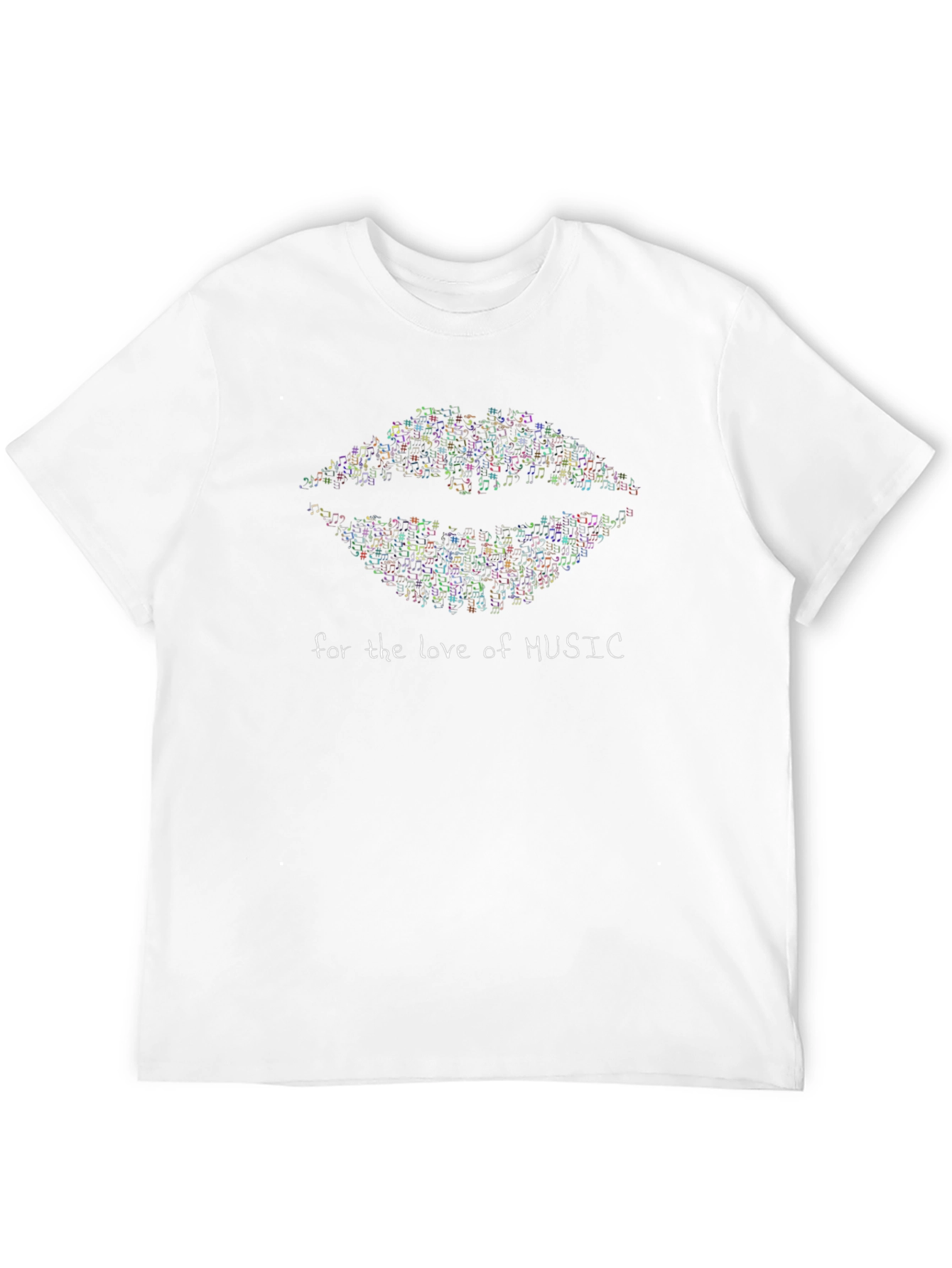 Music Lover Lips T-Shirt - Stylish Graphic Tee