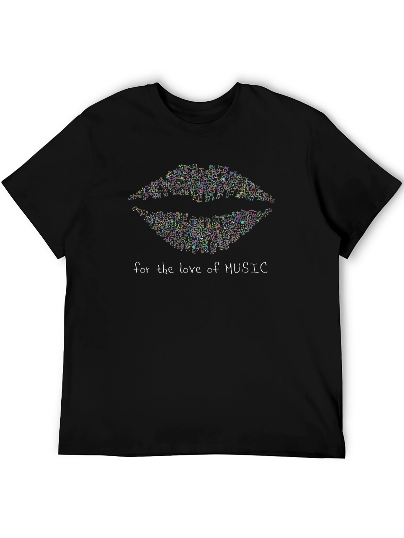 Music Lover Lips T-Shirt - Stylish Graphic Tee
