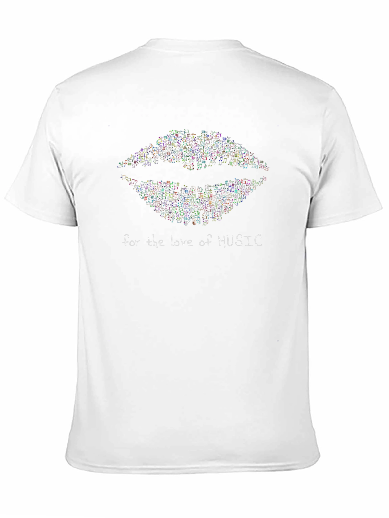 Music Lover Lips T-Shirt - Stylish Graphic Tee