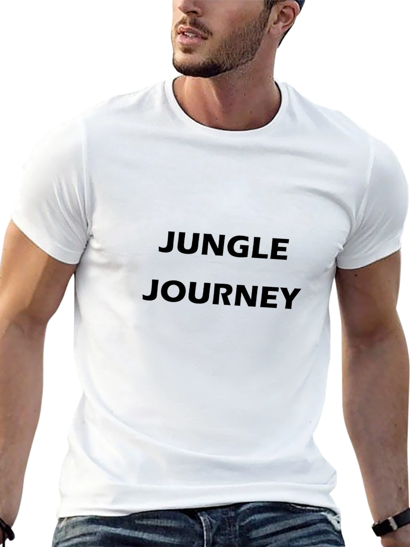 Jungle Journey Black T-Shirt - Casual Comfort