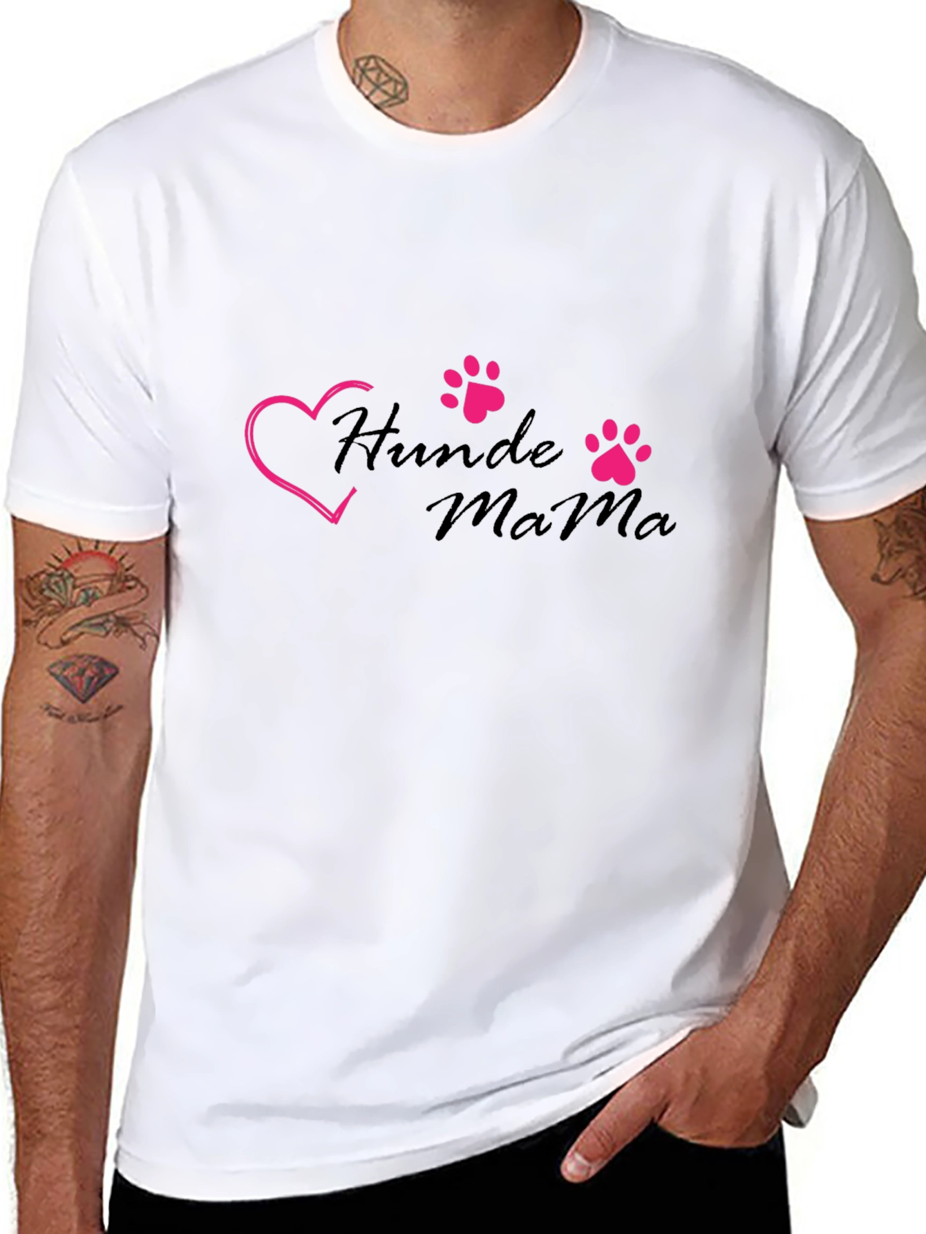 Hunde Mama Black T-Shirt - Dog Mom Pride