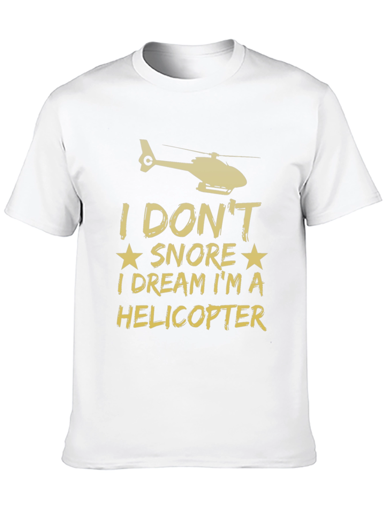 Helicopter Dreamer T-Shirt Funny Aviation Tee