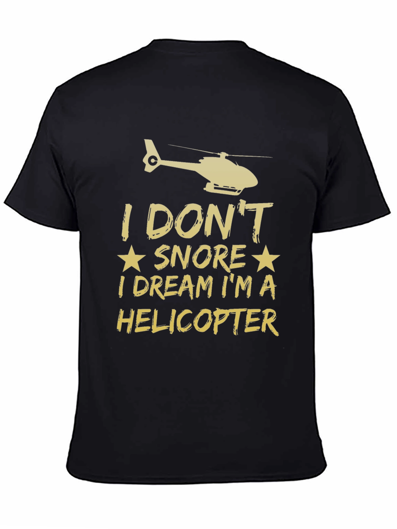 Helicopter Dreamer T-Shirt Funny Aviation Tee
