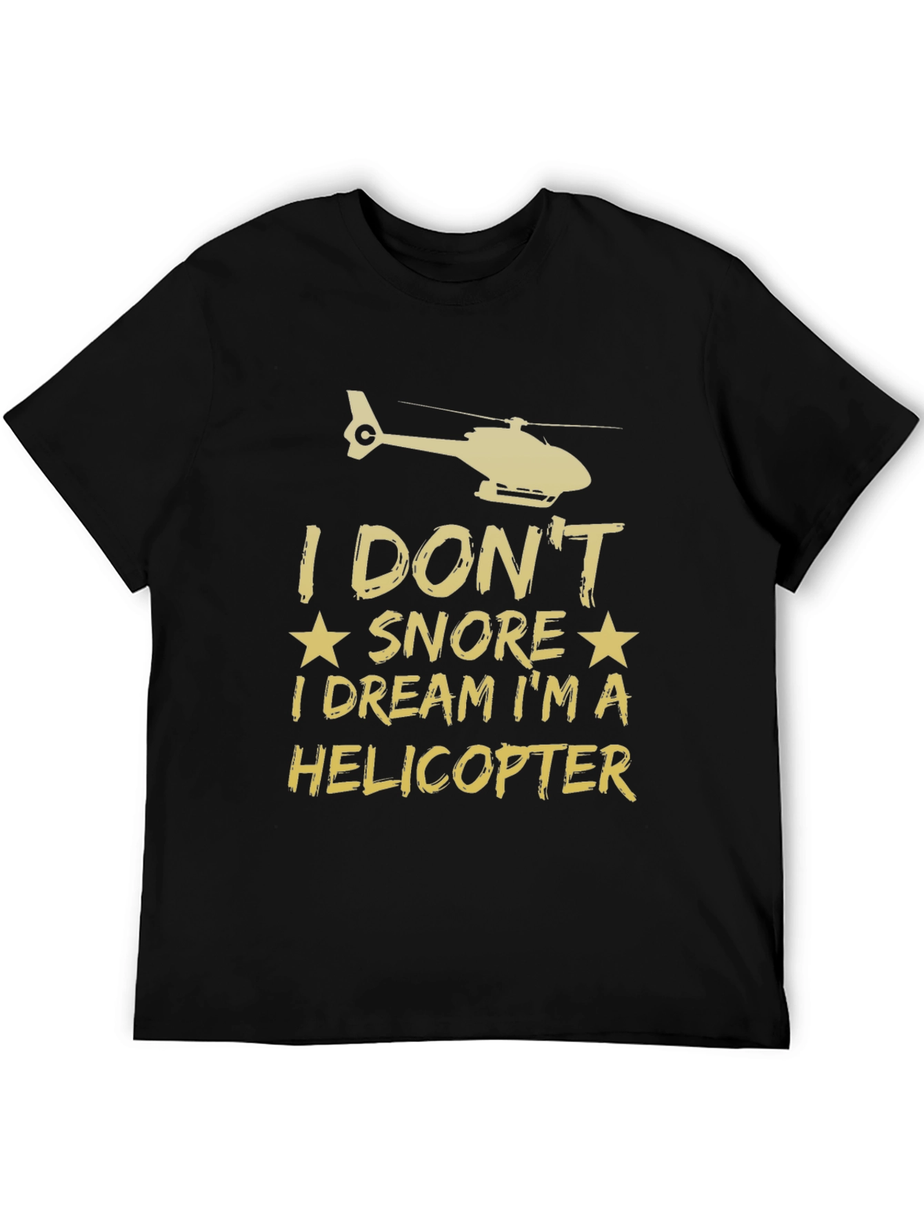 Helicopter Dreamer T-Shirt Funny Aviation Tee