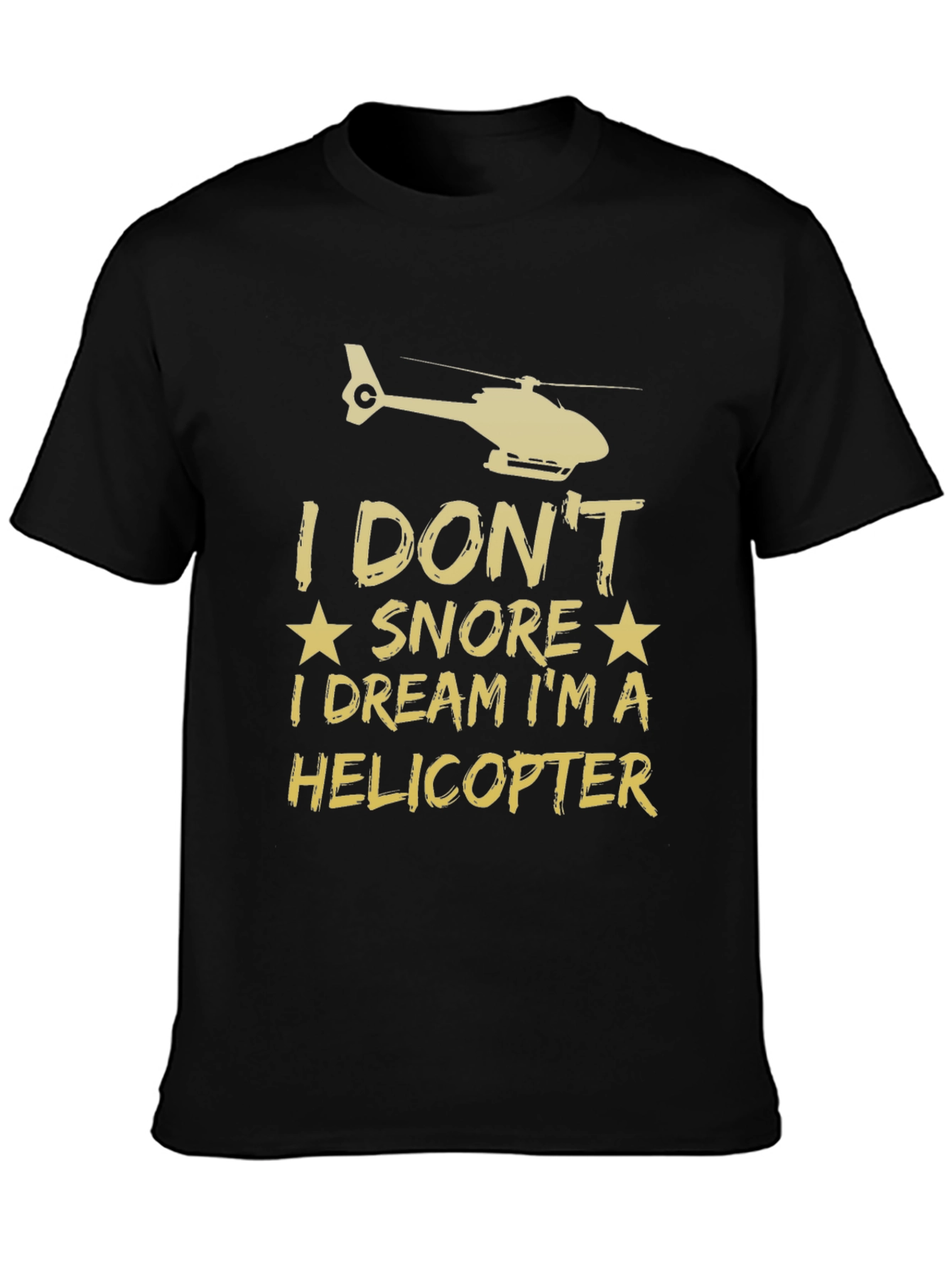 Helicopter Dreamer T-Shirt Funny Aviation Tee
