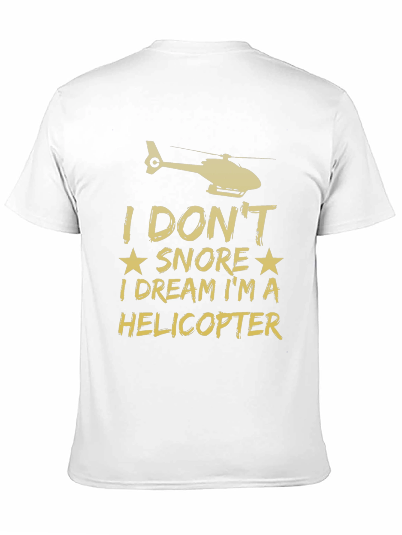 Helicopter Dreamer T-Shirt Funny Aviation Tee