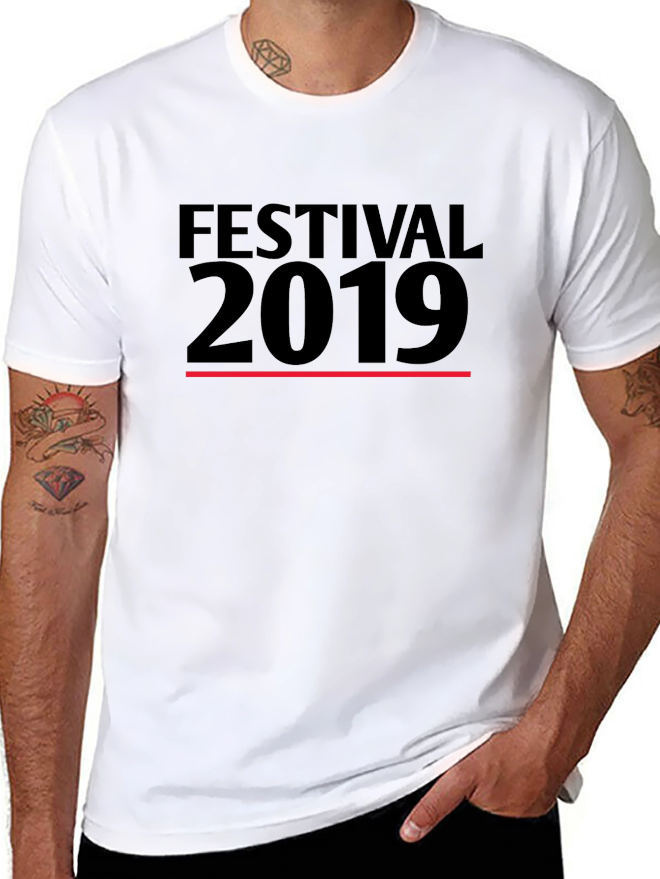 Festival 2019 Black Graphic Tee