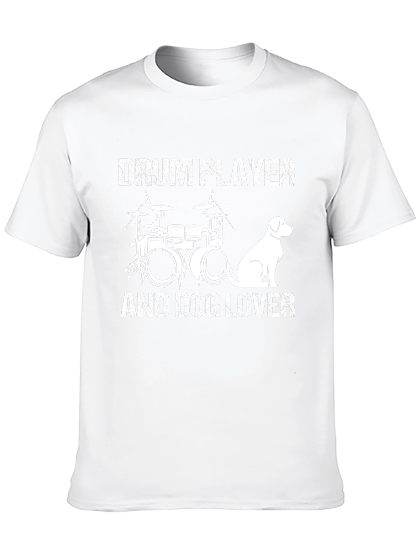 Drum Player and Dog Lover T-Shirt