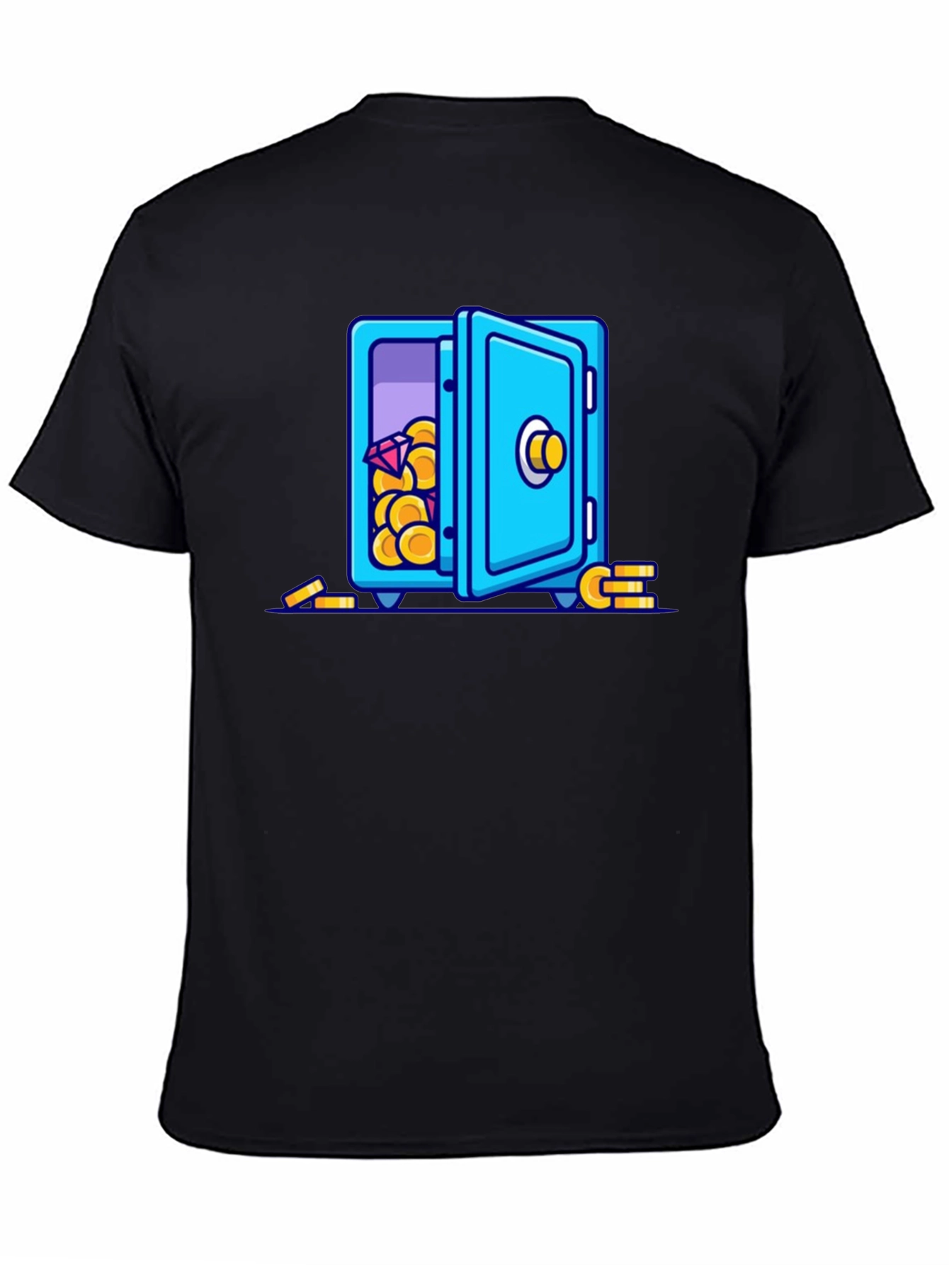 Cartoon Safe T-Shirt - Black