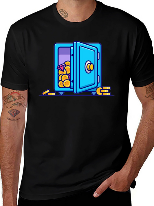 Cartoon Safe T-Shirt - Black