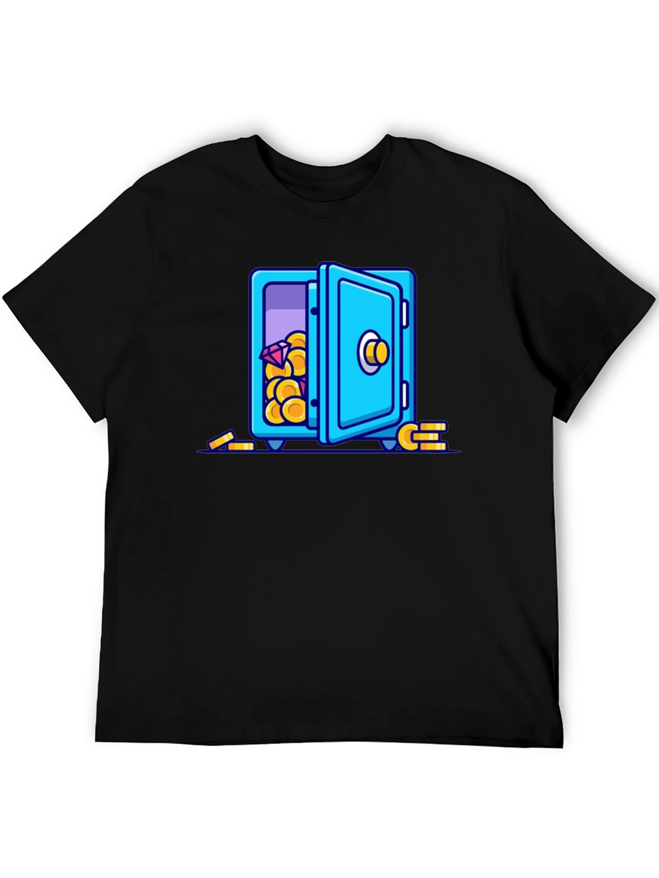 Cartoon Safe T-Shirt - Black